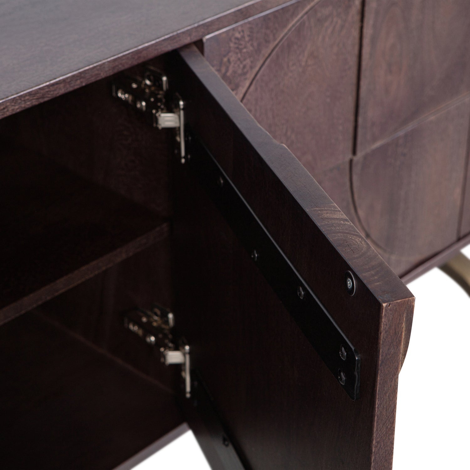 Woood Draw Dressoir Mangohout Walnoot - KwaliteitWonen.nl