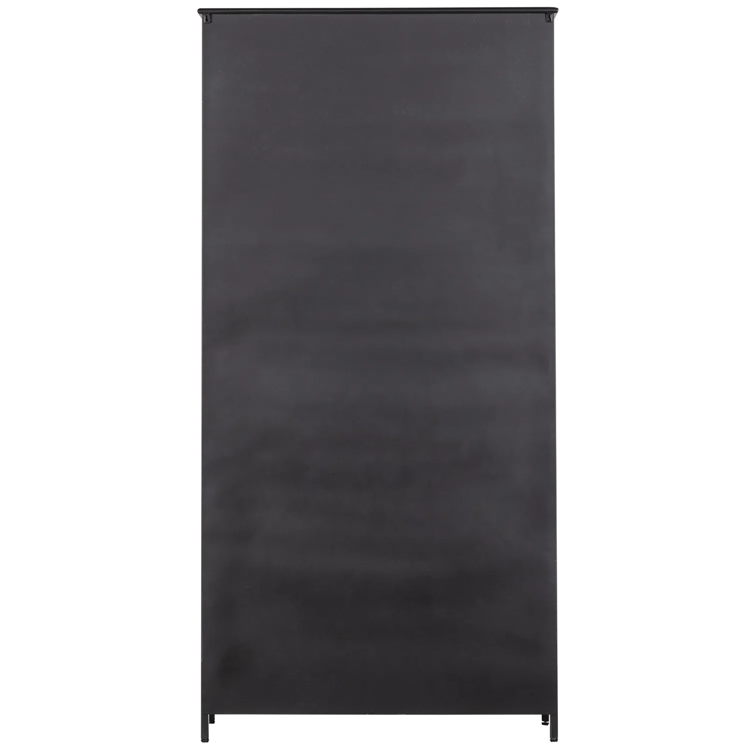 Woood Exhibit Xl 2 Deurs Vitrinekast Metaal Zwart - KwaliteitWonen.nl
