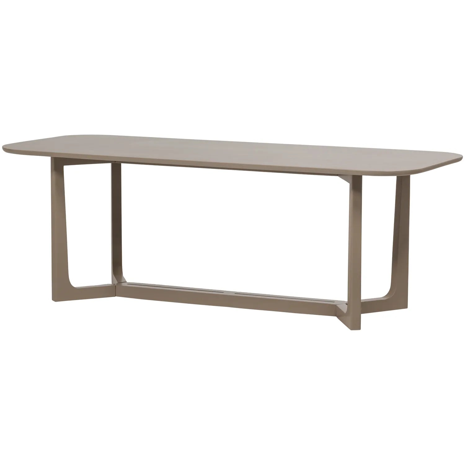 Woood Ferion Eettafel Mangohout Mud 240 X90 Cm - KwaliteitWonen.nl
