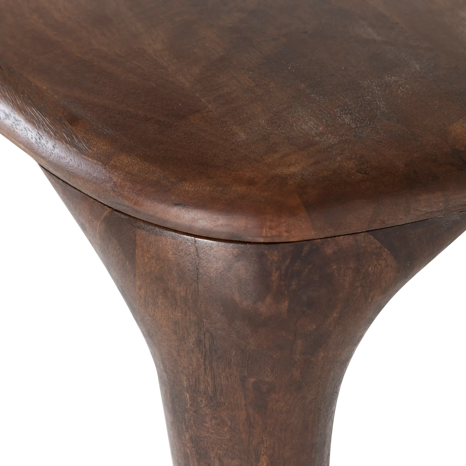 Woood Fiore Eettafel Mangohout Donkerbruin 230x95cm - KwaliteitWonen.nl