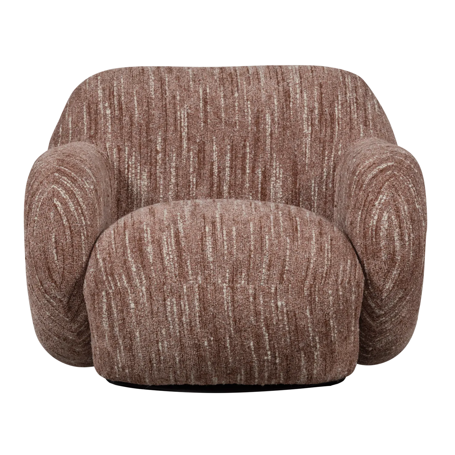 Woood Folke Fauteuil Chenille Oudroze Melange - KwaliteitWonen.nl