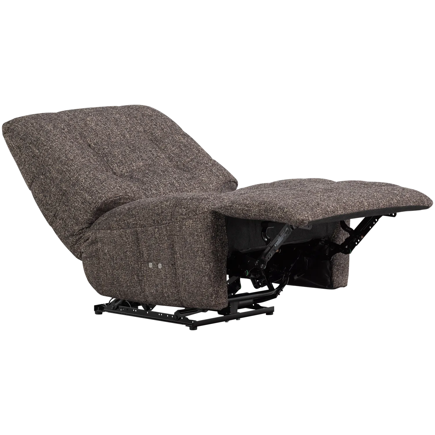 Woood Hein Relaxfauteuil Elektrisch Antraciet/Bruin Melange - KwaliteitWonen.nl