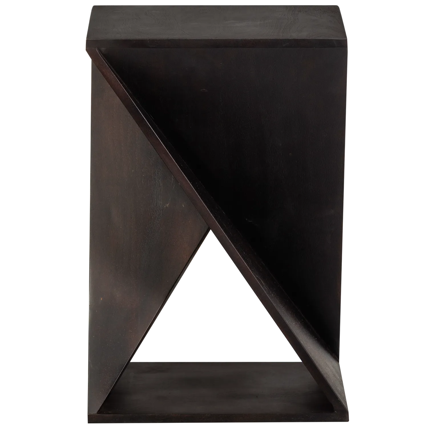 Woood Ikem Bijzettafel Acaciahout Donkerbruin - KwaliteitWonen.nl