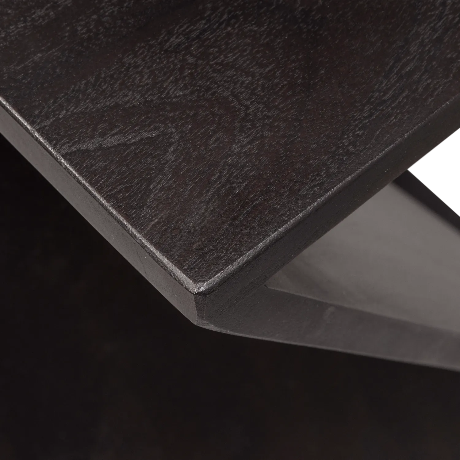 Woood Ikem Bijzettafel Acaciahout Donkerbruin - KwaliteitWonen.nl
