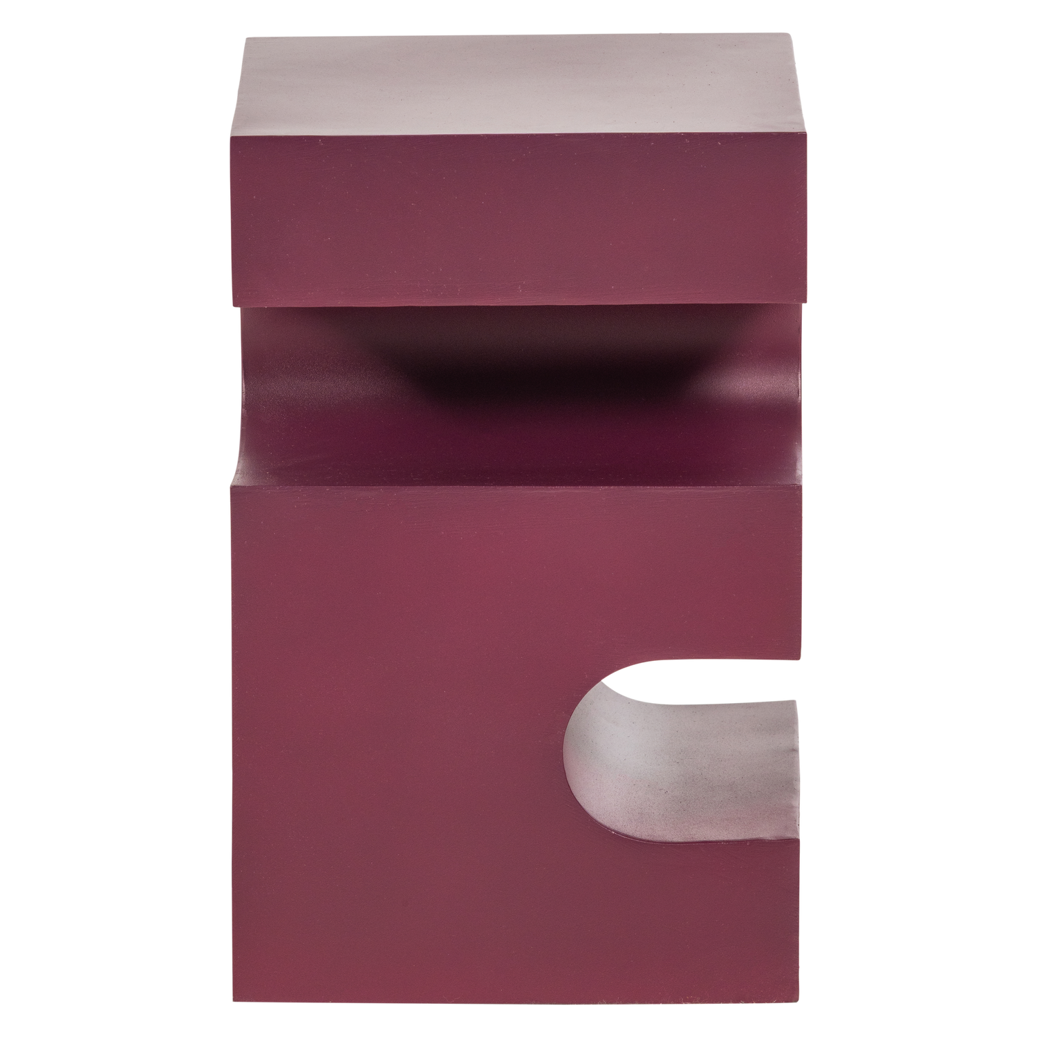 Woood Jessa Bijzettafel Metaal Paars/Bruin-Kwaliteitwonen.nl