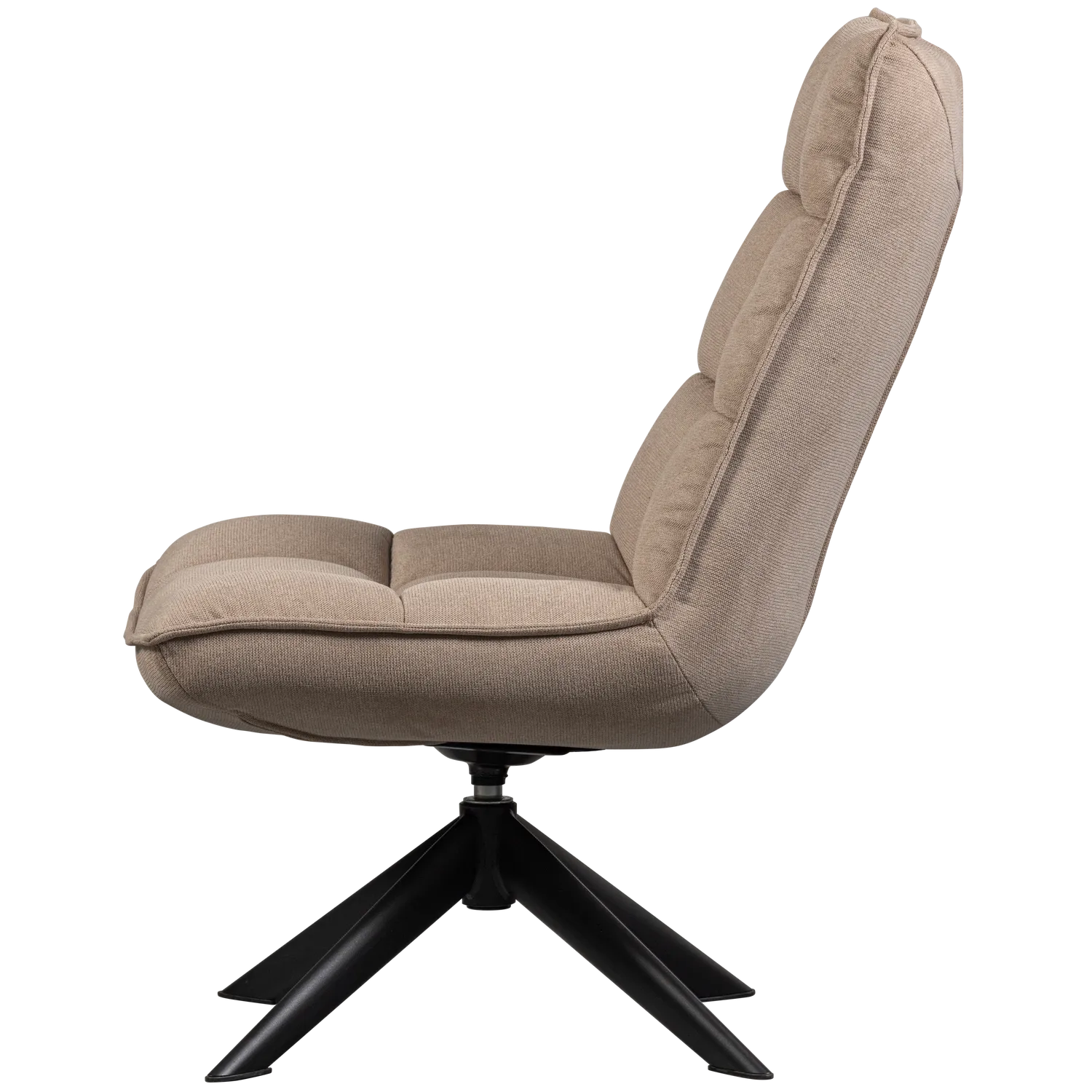 Woood Jouke Draaifauteuil Zand - KwaliteitWonen.nl
