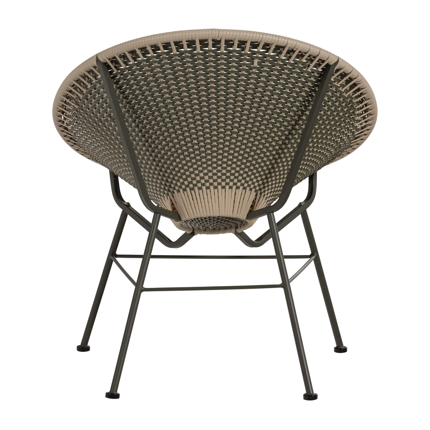 Woood Kazoun Tuin Loungestoel Wicker Groen - KwaliteitWonen.nl