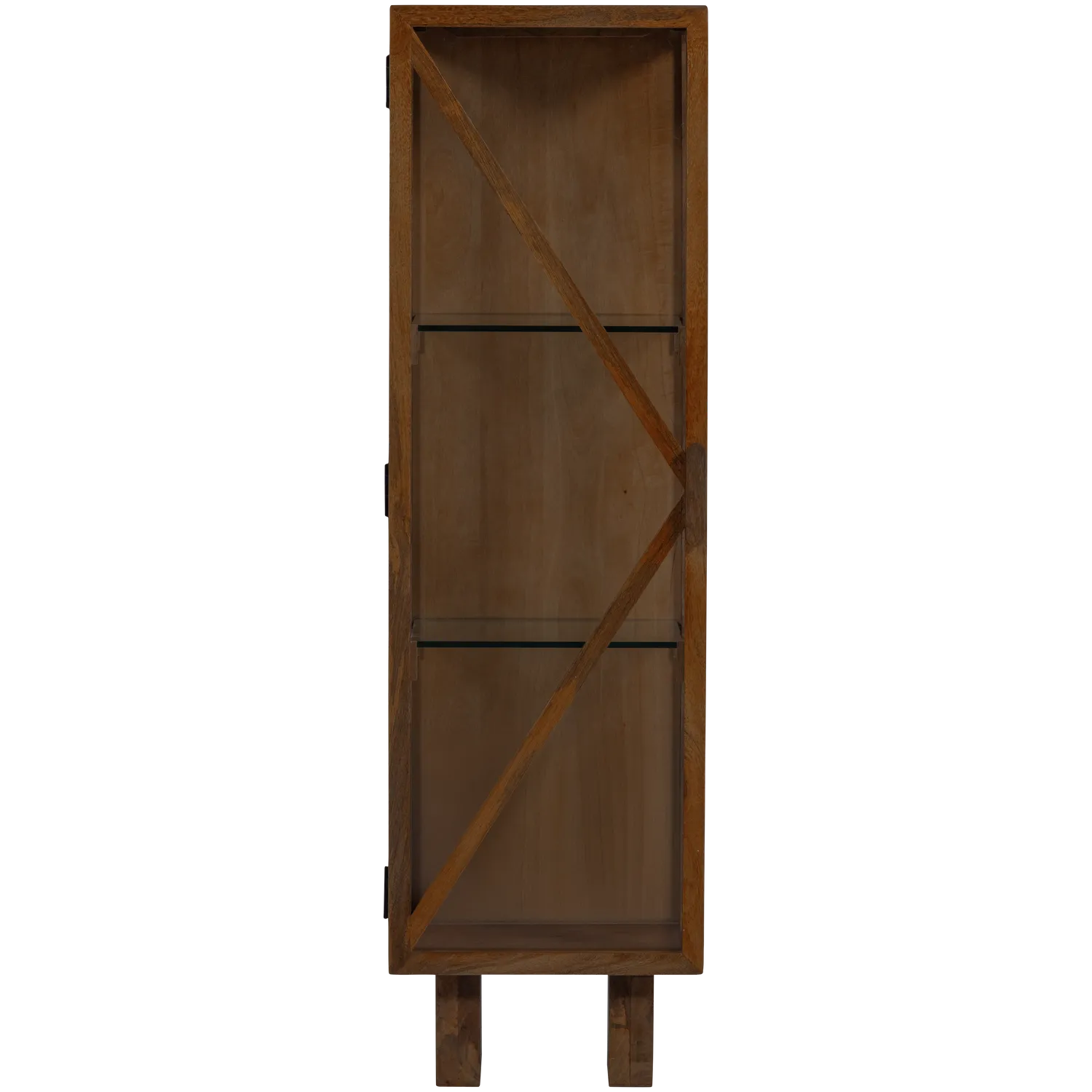 Woood Kella 1 Deurs Kast Mangohout Bruin - KwaliteitWonen.nl