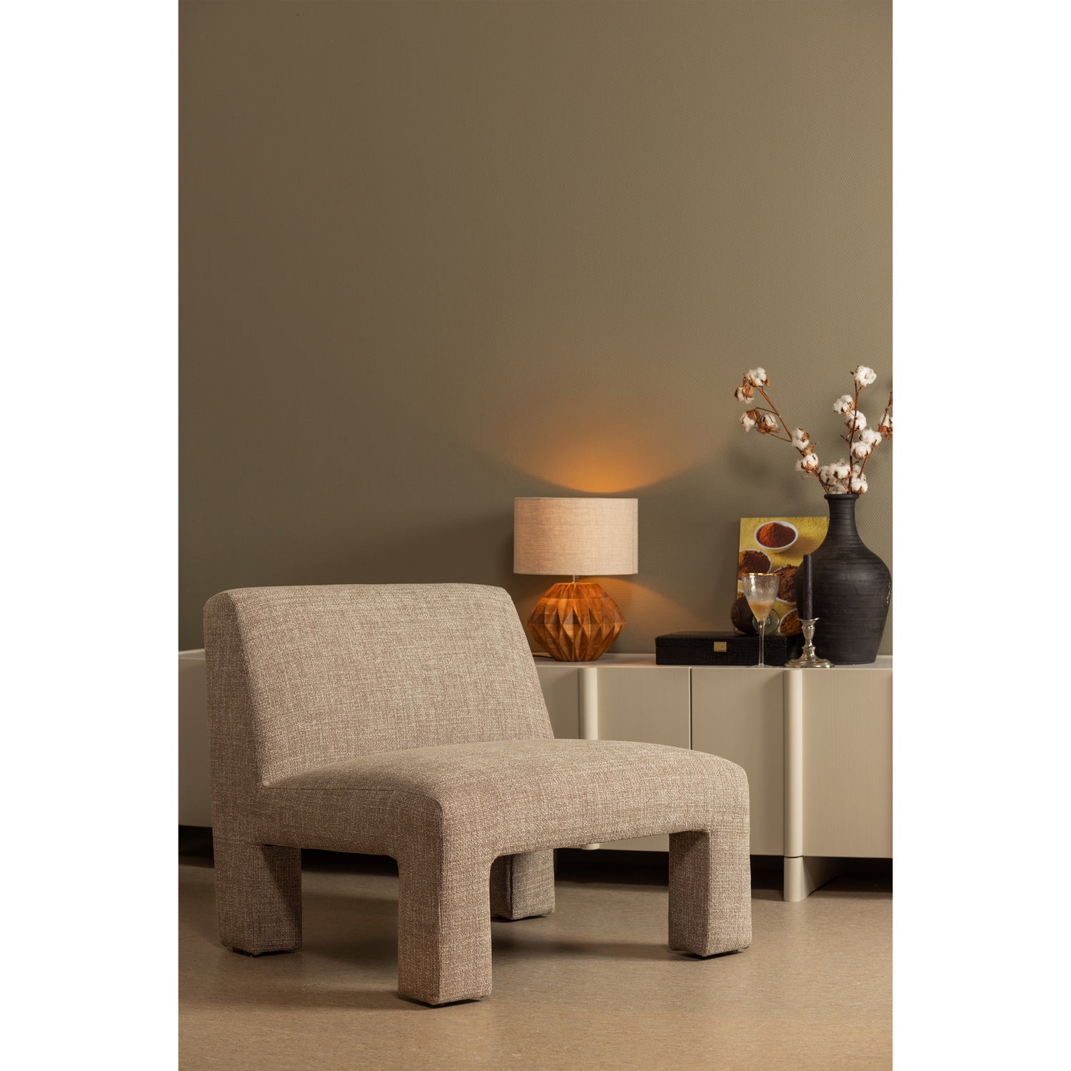 Woood Lavid Fauteuil Naturel - KwaliteitWonen.nl