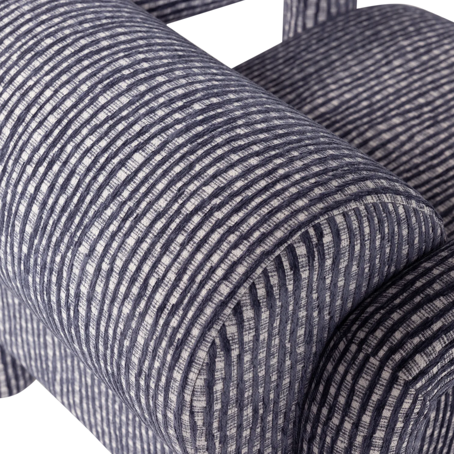 Woood Lenny Fauteuil Met Dessin Grijsblauw - KwaliteitWonen.nl