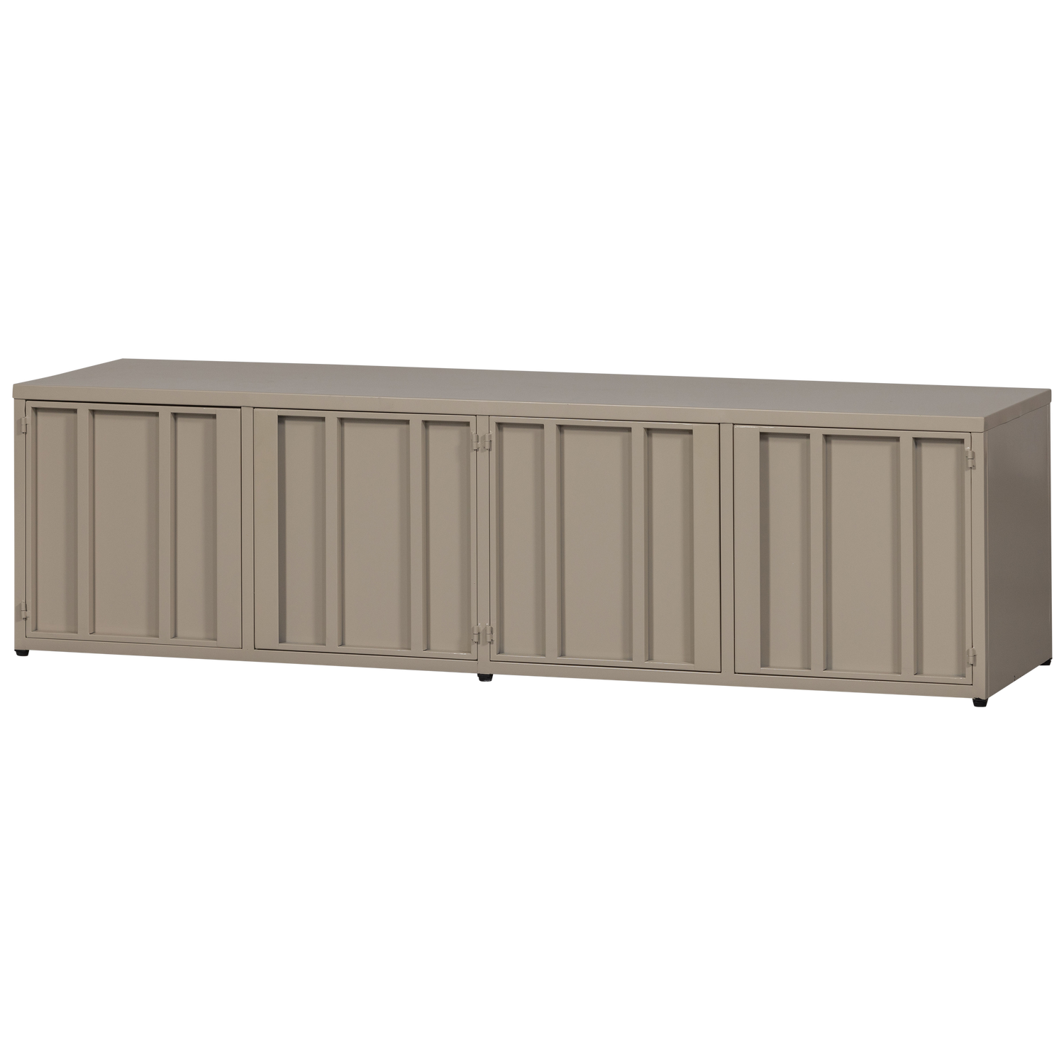 Woood Level Tv Meubel Metaal Zand 44 X160 Cm-Kwaliteitwonen.nl