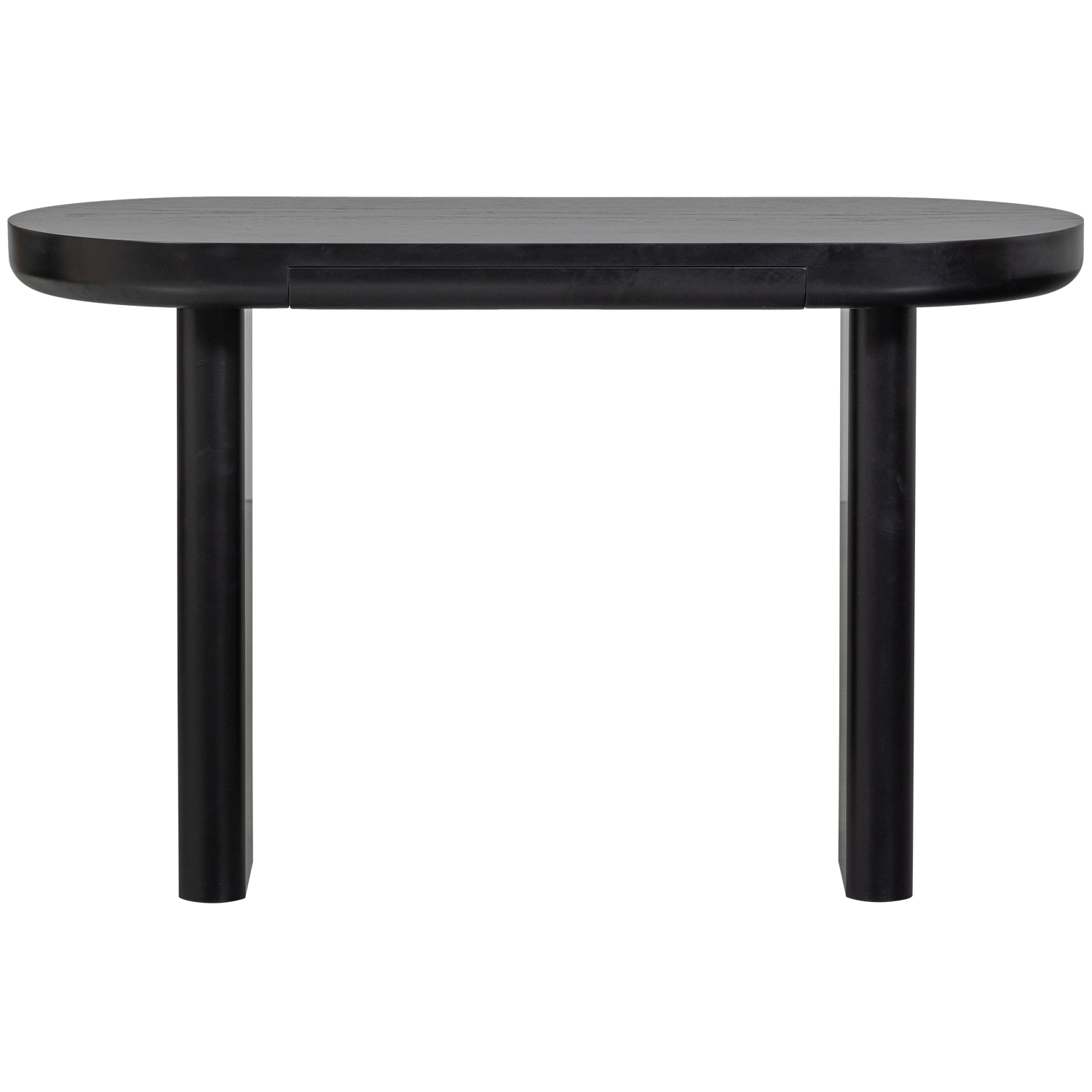 Woood Mael Bureau Sidetable Fineer Zwart - KwaliteitWonen.nl