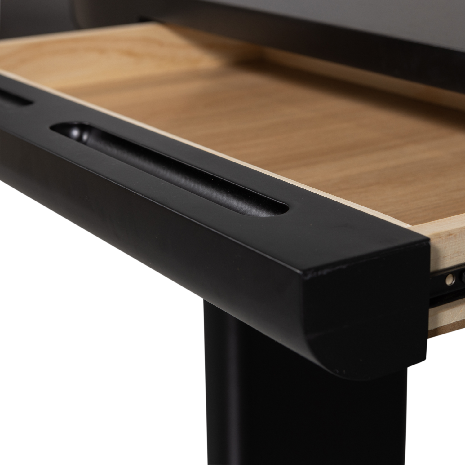 Woood Mael Bureau Sidetable Fineer Zwart - KwaliteitWonen.nl