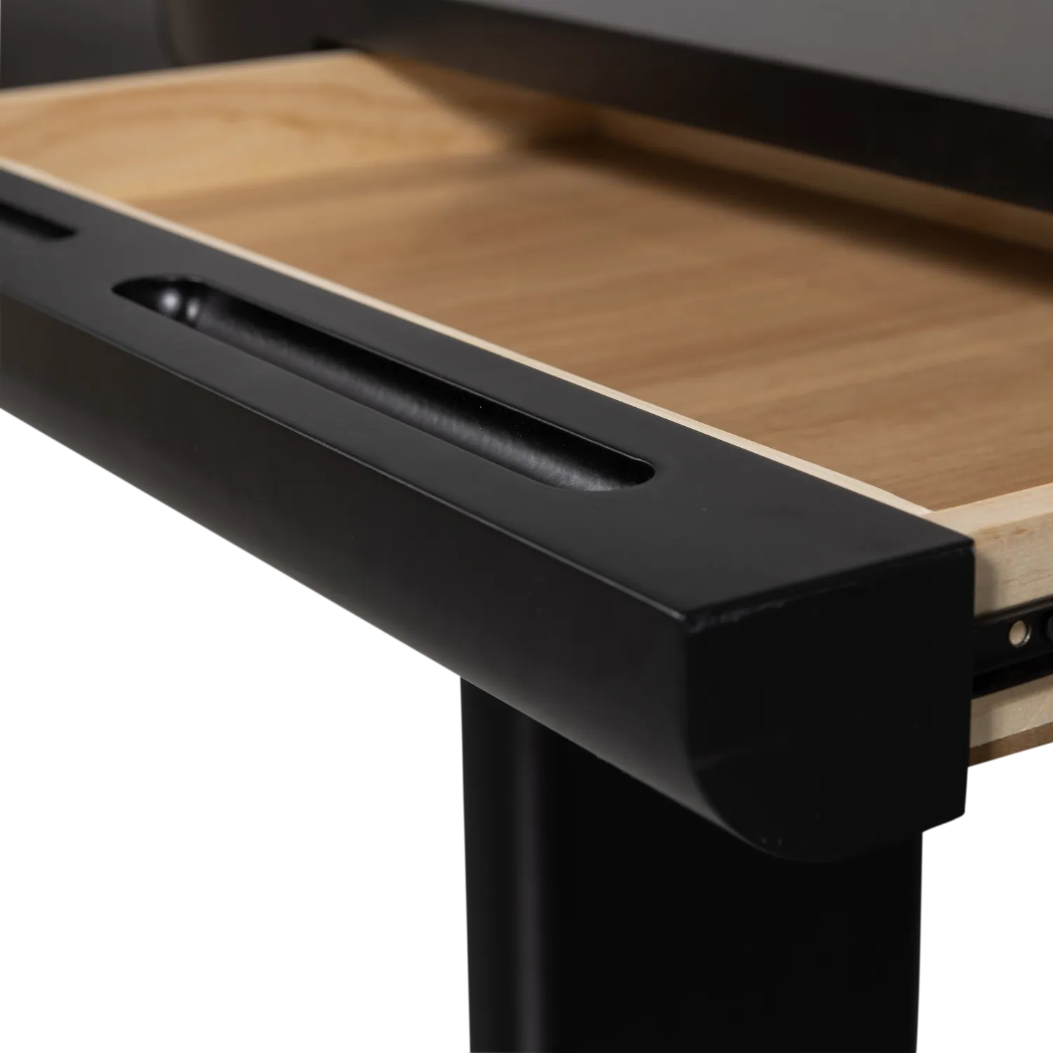 Woood Mael Bureau Sidetable Fineer Zwart - KwaliteitWonen.nl