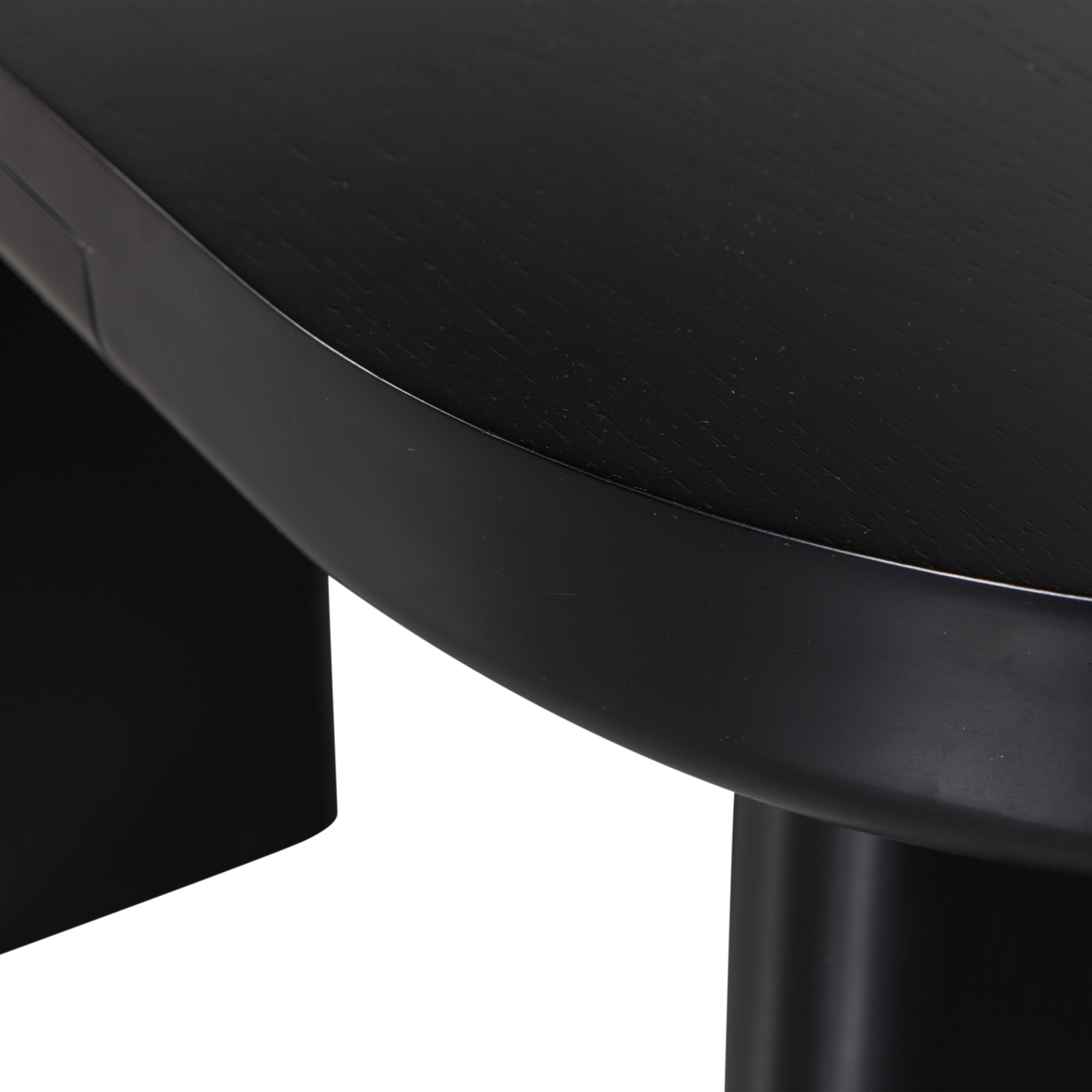 Woood Mael Bureau Sidetable Fineer Zwart - KwaliteitWonen.nl