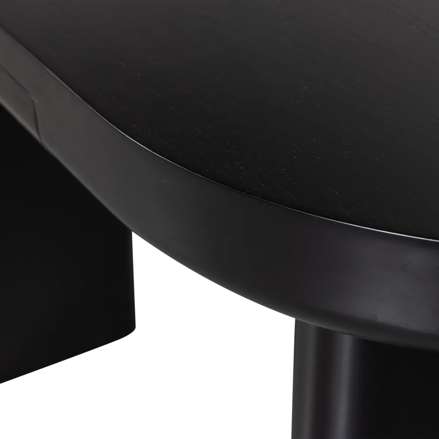 Woood Mael Bureau Sidetable Fineer Zwart - KwaliteitWonen.nl