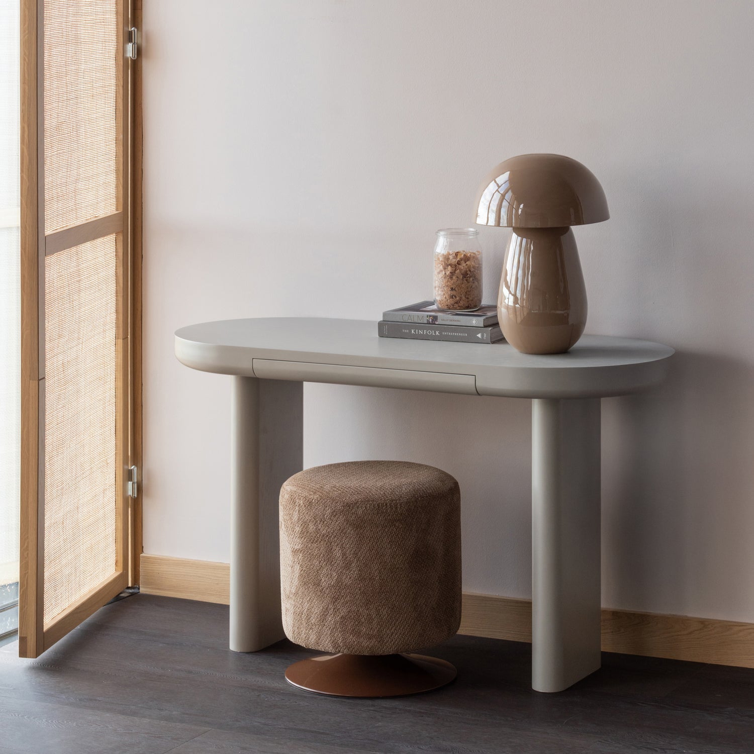 Woood Mael Bureau/Sidetable Fineer Dust - KwaliteitWonen.nl