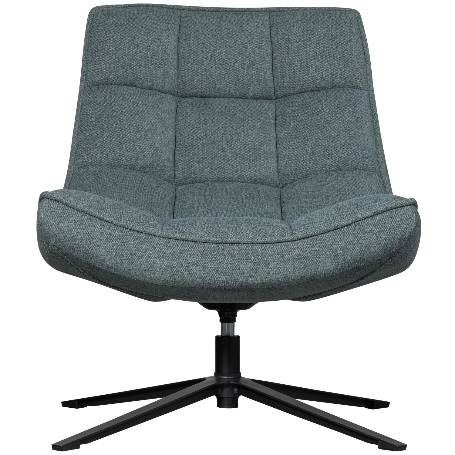Woood Maudi Draaifauteuil Blauw - KwaliteitWonen.nl