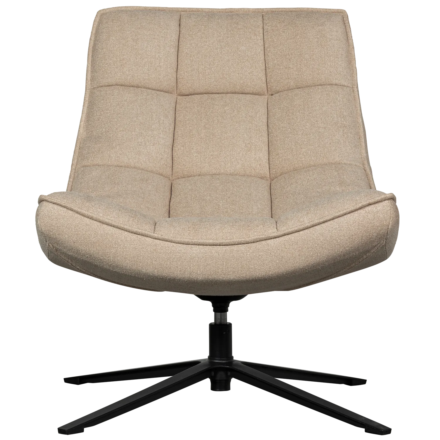 Woood Maudi Draaifauteuil Naturel - KwaliteitWonen.nl