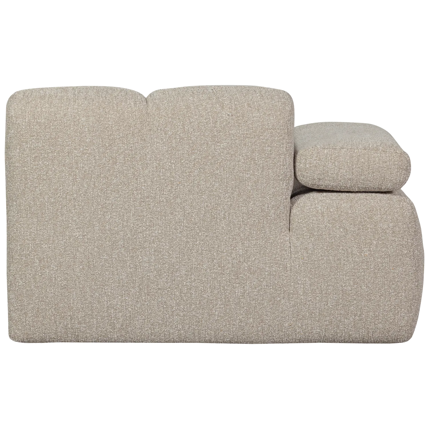 Woood Mojo 1 Zits Element Arm Links Boucle Beige Melange - KwaliteitWonen.nl