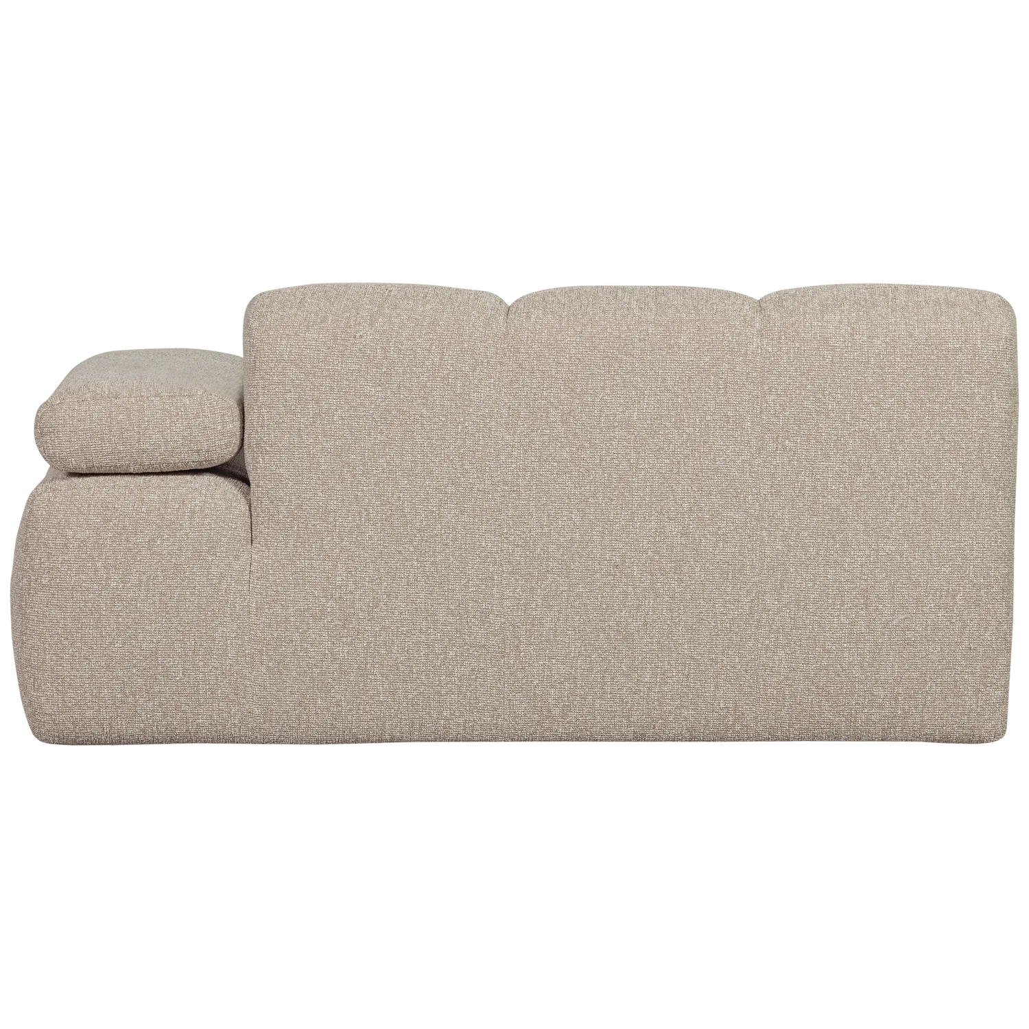 Woood Mojo 1,5 Zits Element Arm Rechts Boucle Beige Melange - KwaliteitWonen.nl
