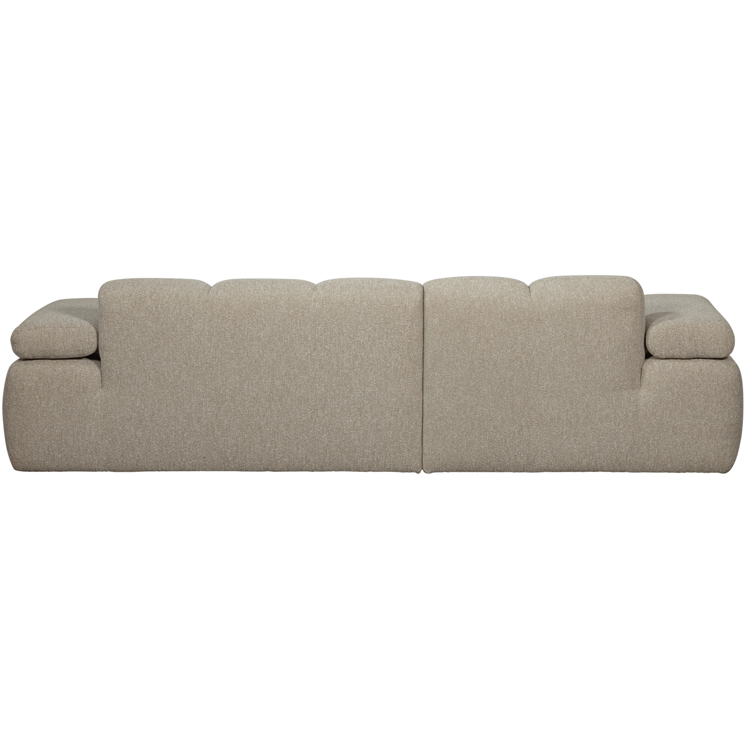 Woood Mojo Chaise Longue Bank Links Boucle Beige Melange - KwaliteitWonen.nl