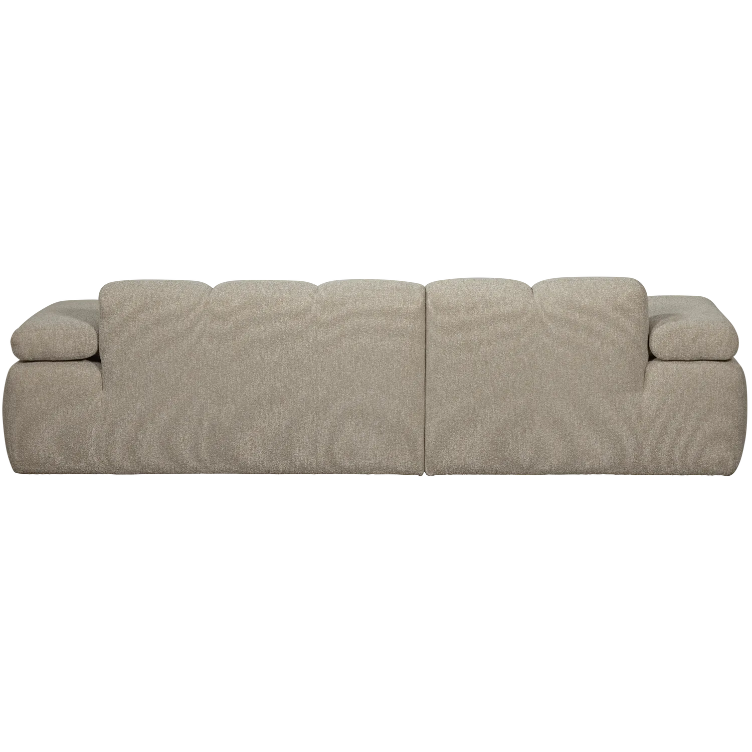 Woood Mojo Chaise Longue Bank Links Boucle Beige Melange - KwaliteitWonen.nl