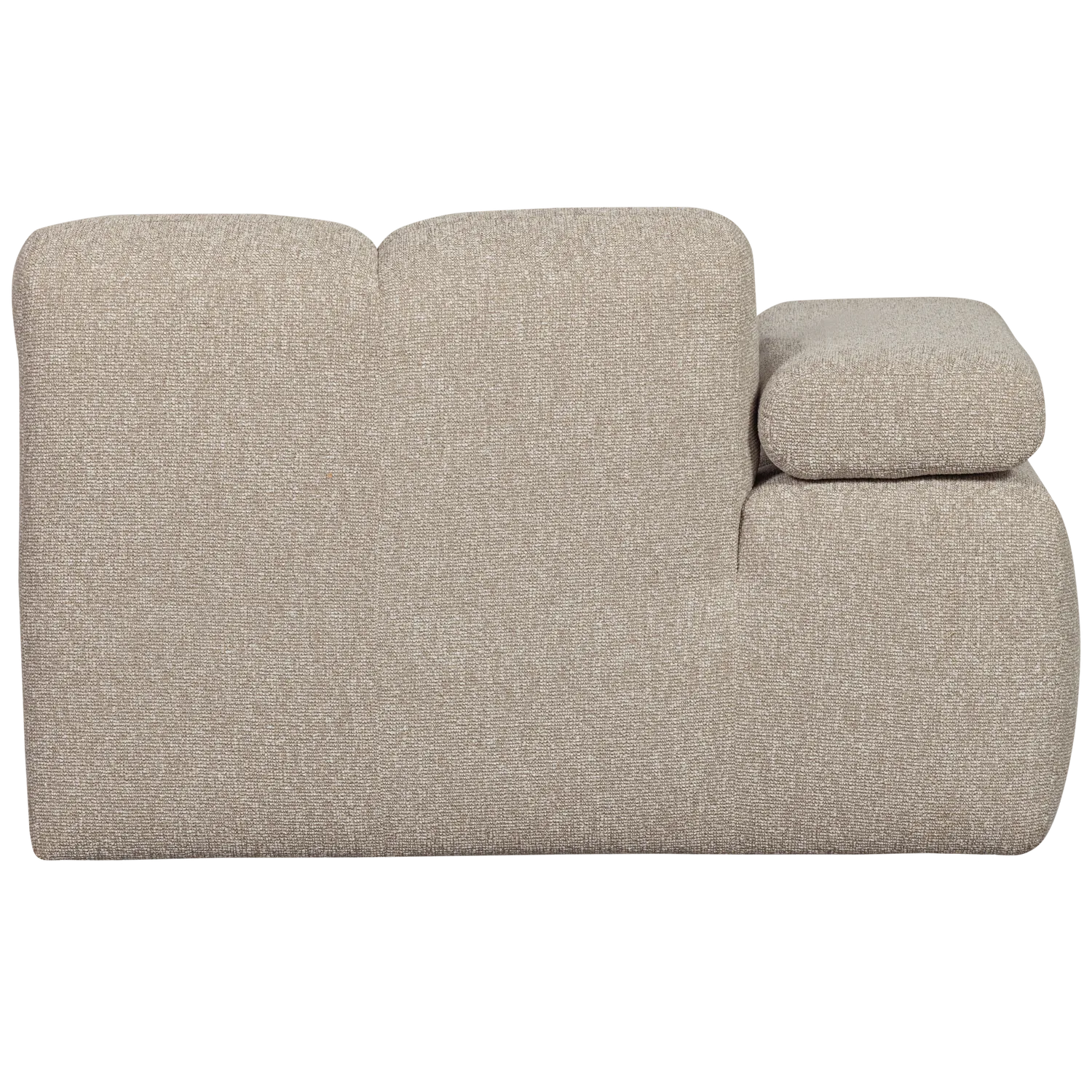 Woood Mojo Chaise Longue Element Links Boucle Beige Melange - KwaliteitWonen.nl