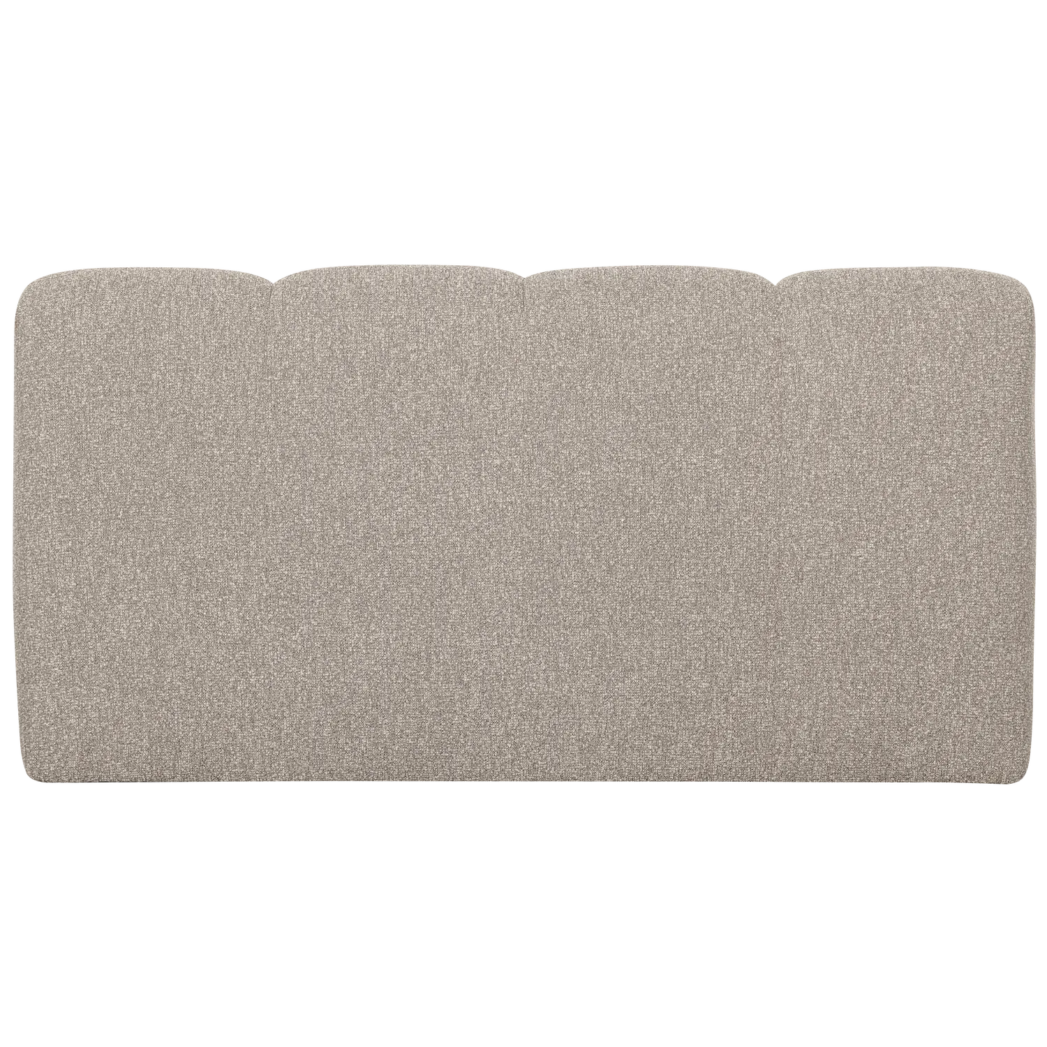 Woood Mojo Eetbank 164 Cm Met Rugleuning Boucle Beige Melange - KwaliteitWonen.nl