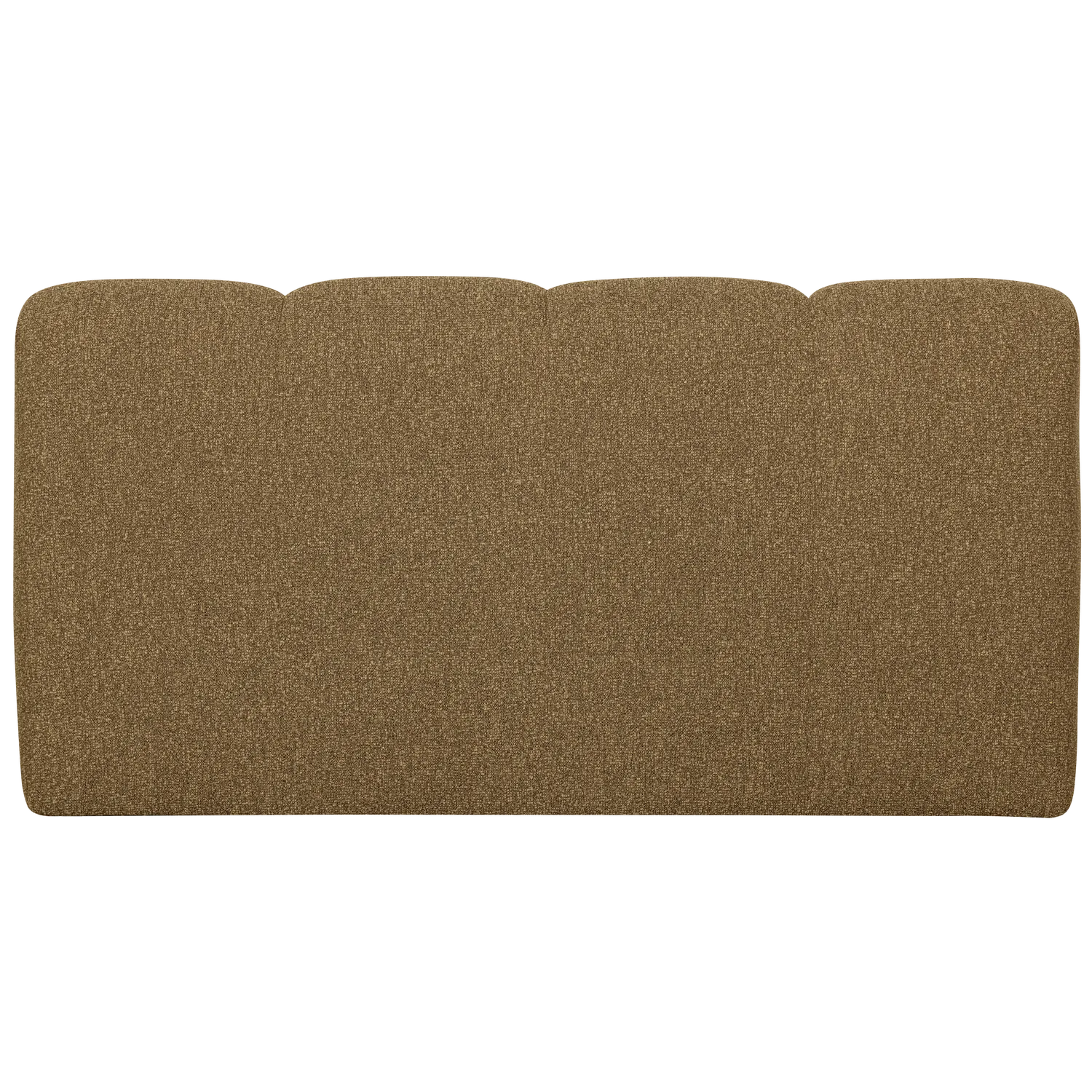 Woood Mojo Eetbank 164 Cm Rugleuning Boucle Geel/Bruin Melange - KwaliteitWonen.nl