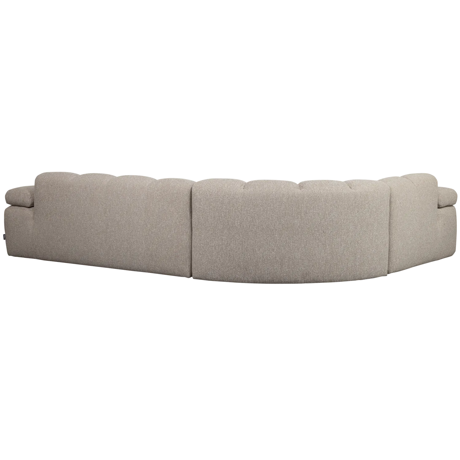 Woood Mojo Hoekbank Links Boucle Beige Melange - KwaliteitWonen.nl