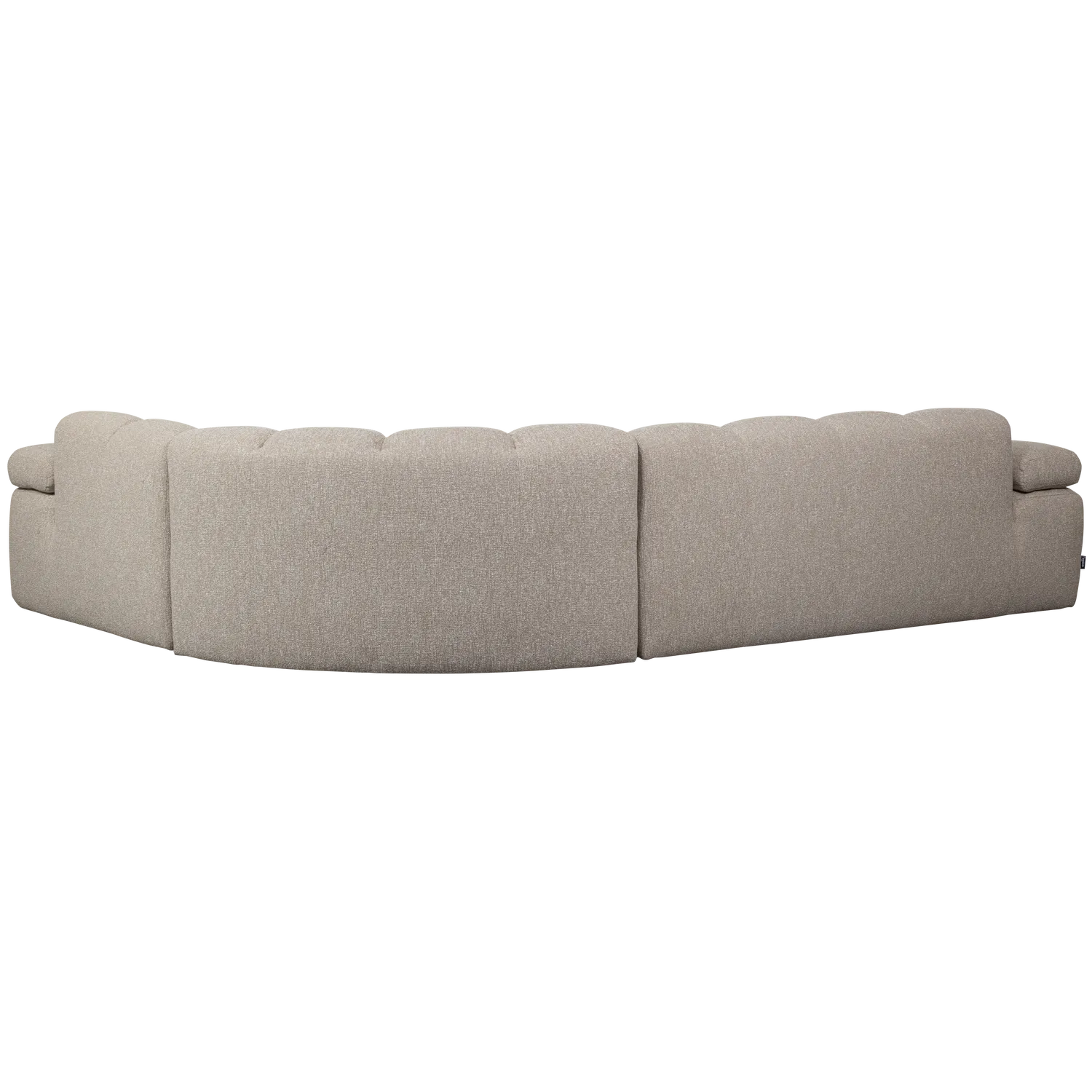 Woood Mojo Hoekbank Rechts Boucle Beige Melange - KwaliteitWonen.nl