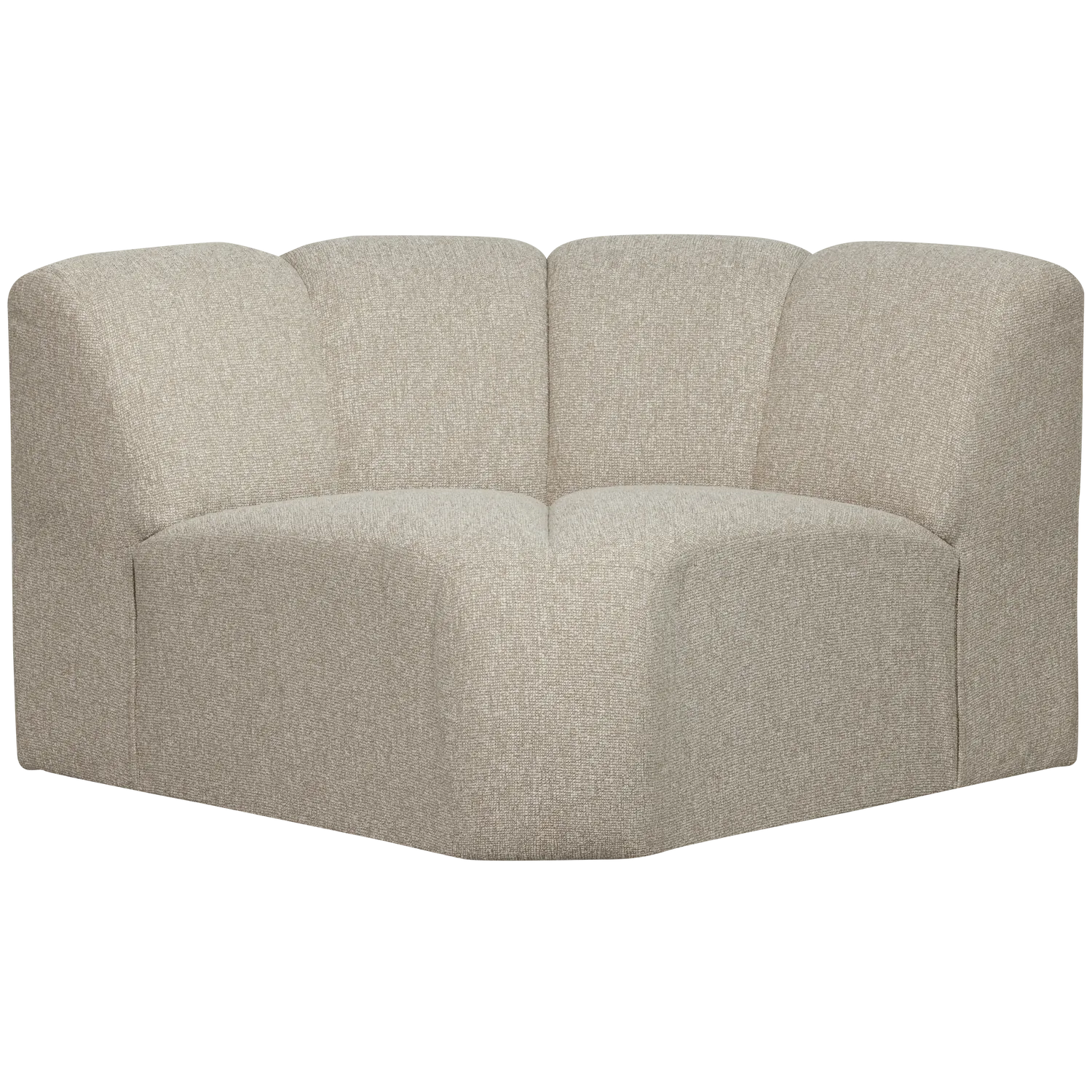Woood Mojo Hoekelement Boucle Beige Melange - KwaliteitWonen.nl