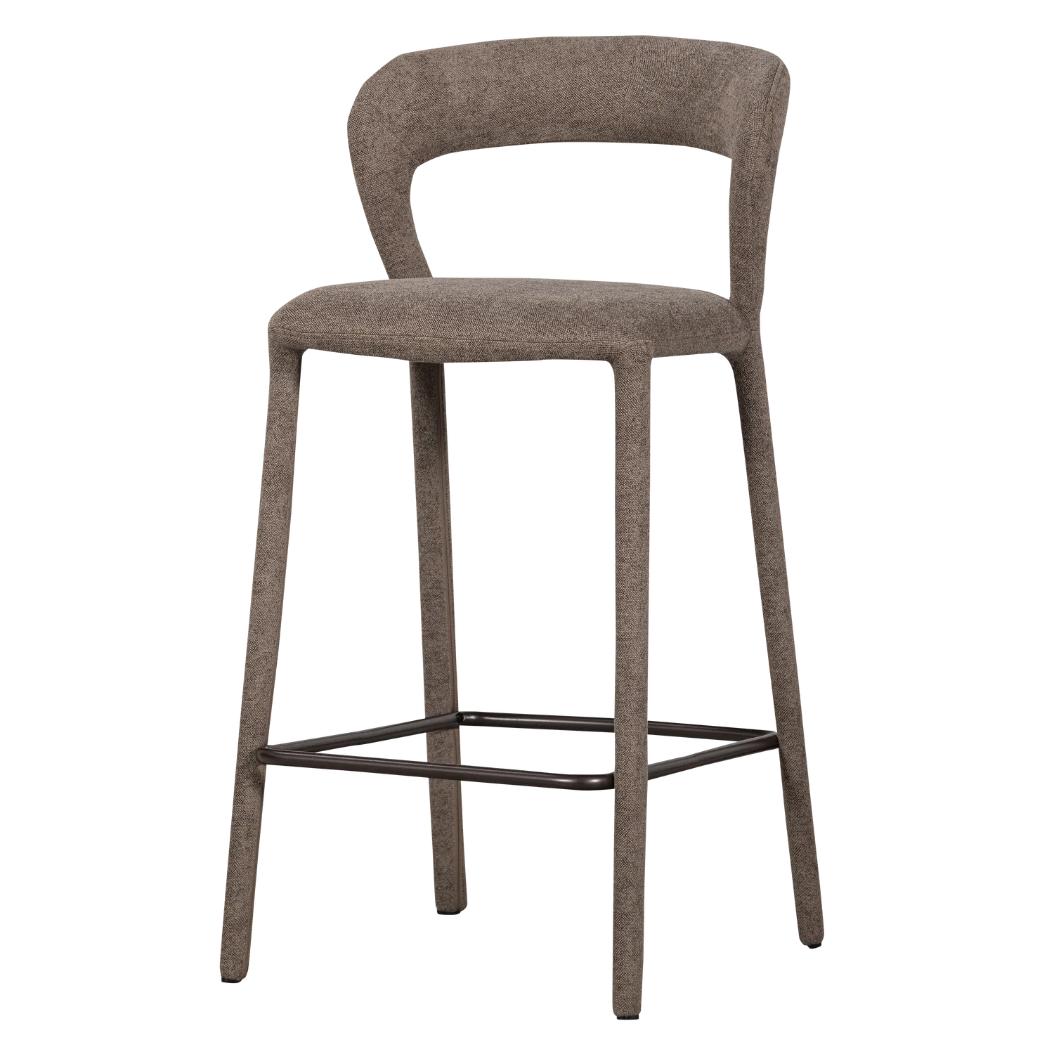 Woood Noble Barstoel Taupe - KwaliteitWonen.nl