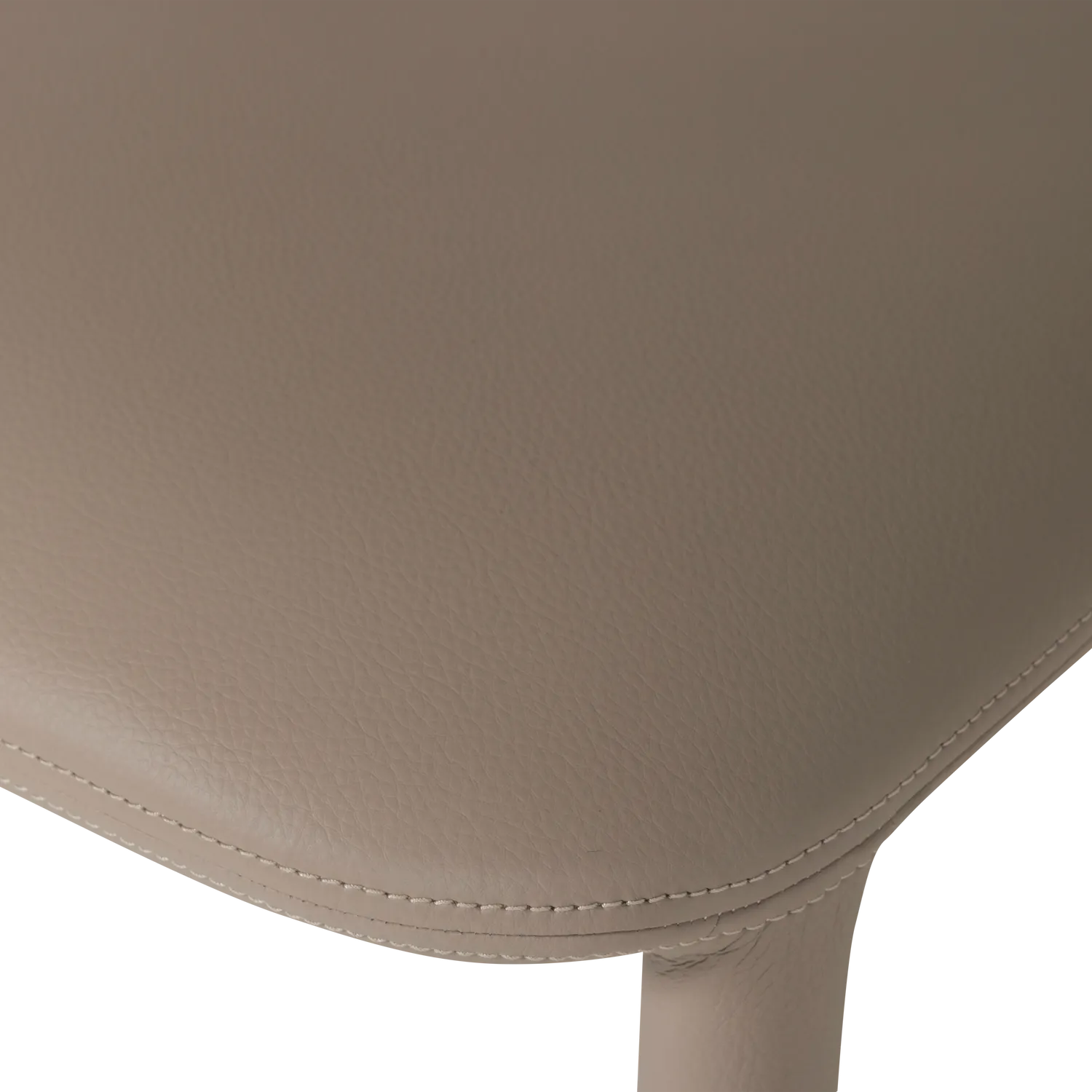 Woood Noble Eetkamerstoel Leerlook Beige - KwaliteitWonen.nl