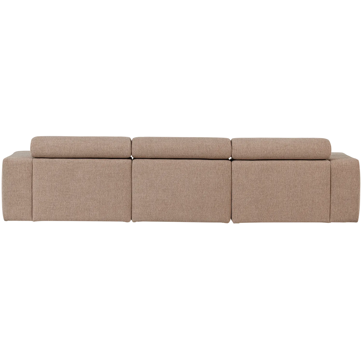 Woood Novi Chaise Longue Bank Links Boucle Taupe - KwaliteitWonen.nl