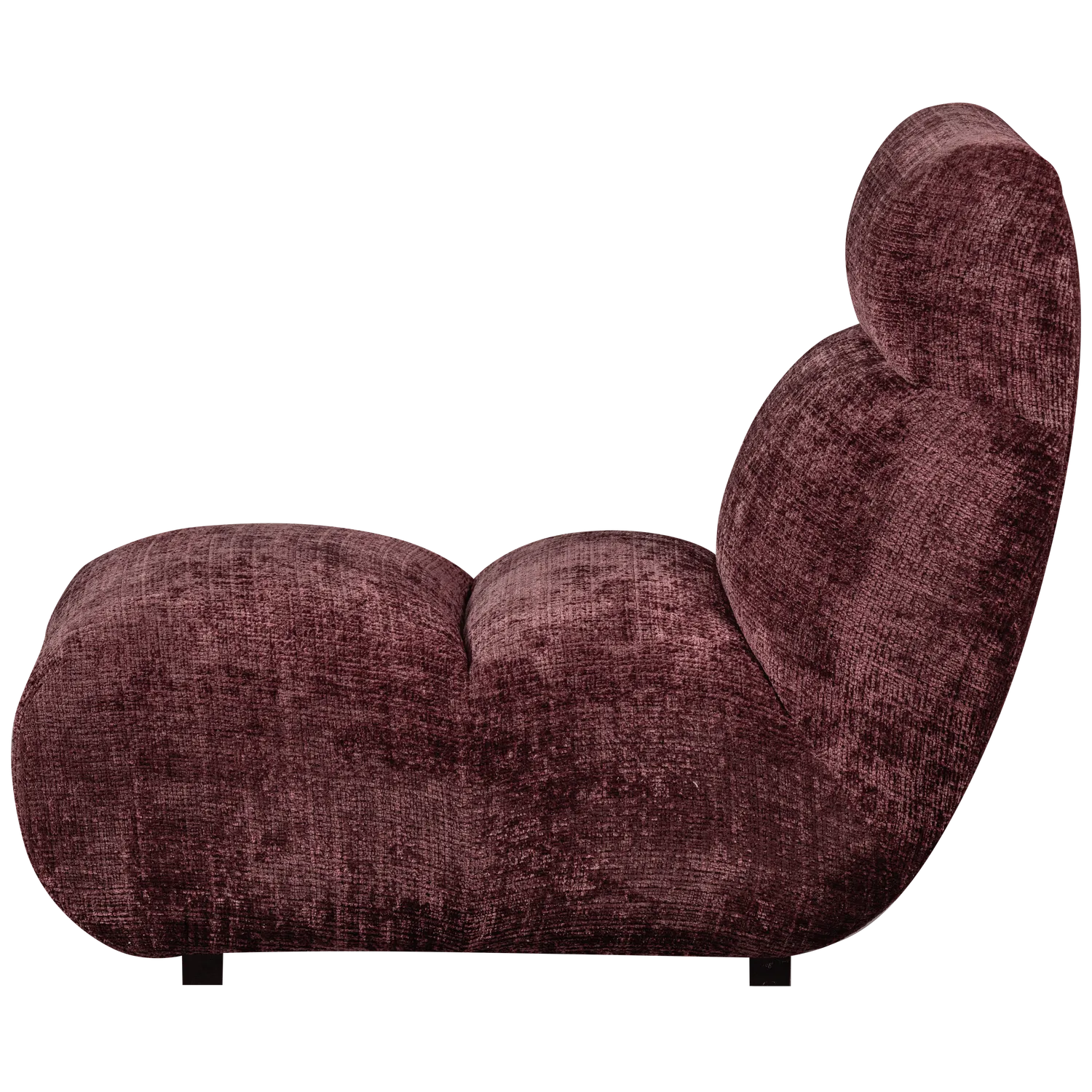 Woood Observe Fauteuil Aubergine - KwaliteitWonen.nl