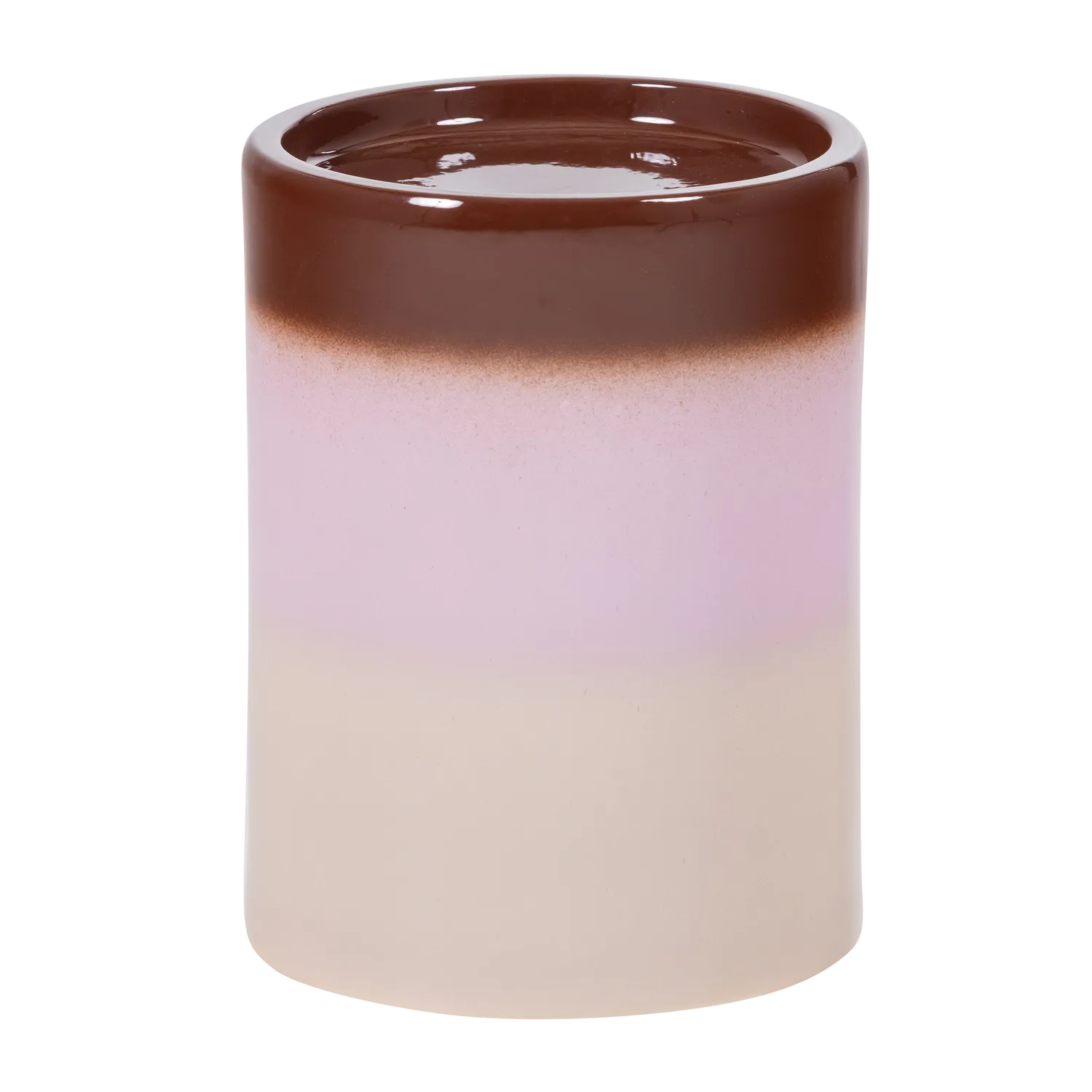 Woood Ollo Decoratieve Bijzettafel 44x35cm Keramiek Roze/Bruin - KwaliteitWonen.nl