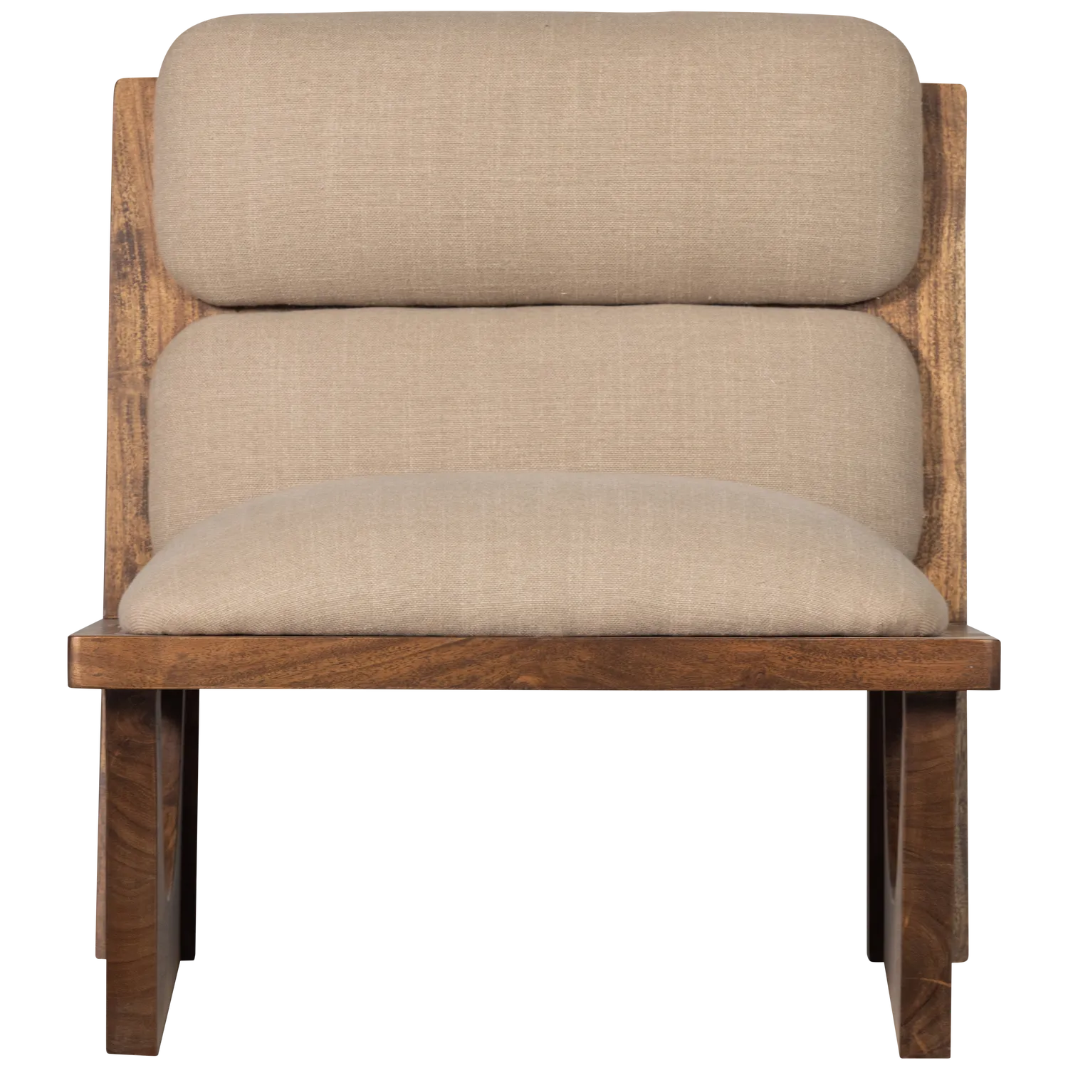 Woood Opulent Fauteuil Boucle/Hout Naturel - KwaliteitWonen.nl