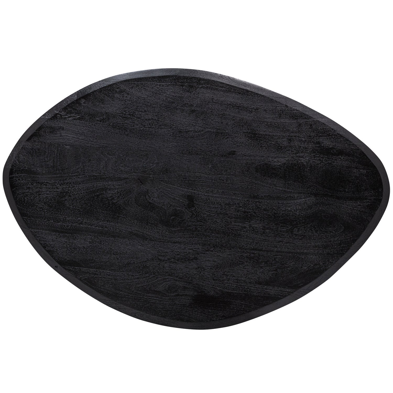 Woood Posture Salontafel Mangohout Zwart O120 Cm - KwaliteitWonen.nl