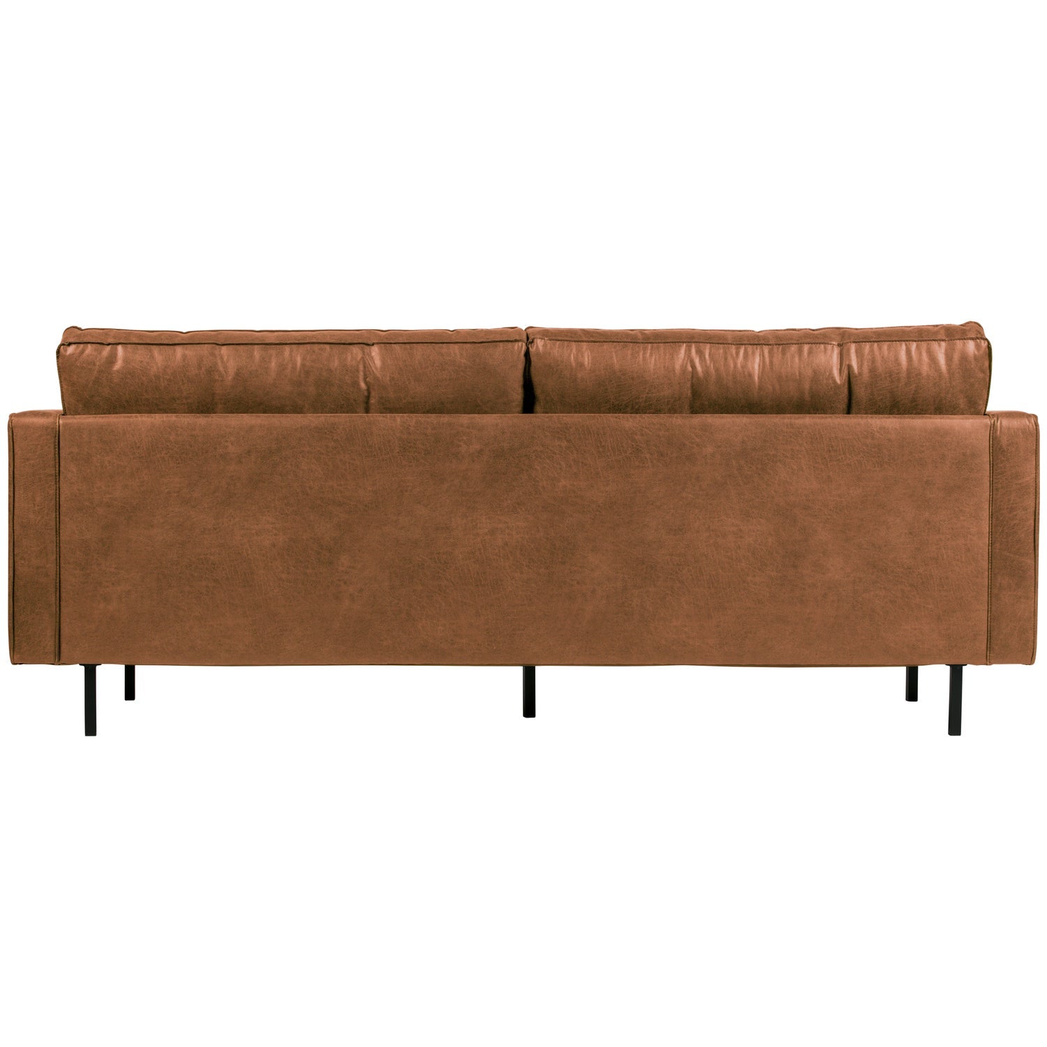 Woood Rodeo Classic 2,5 Zits Bank Ecoleer Cognac - KwaliteitWonen.nl