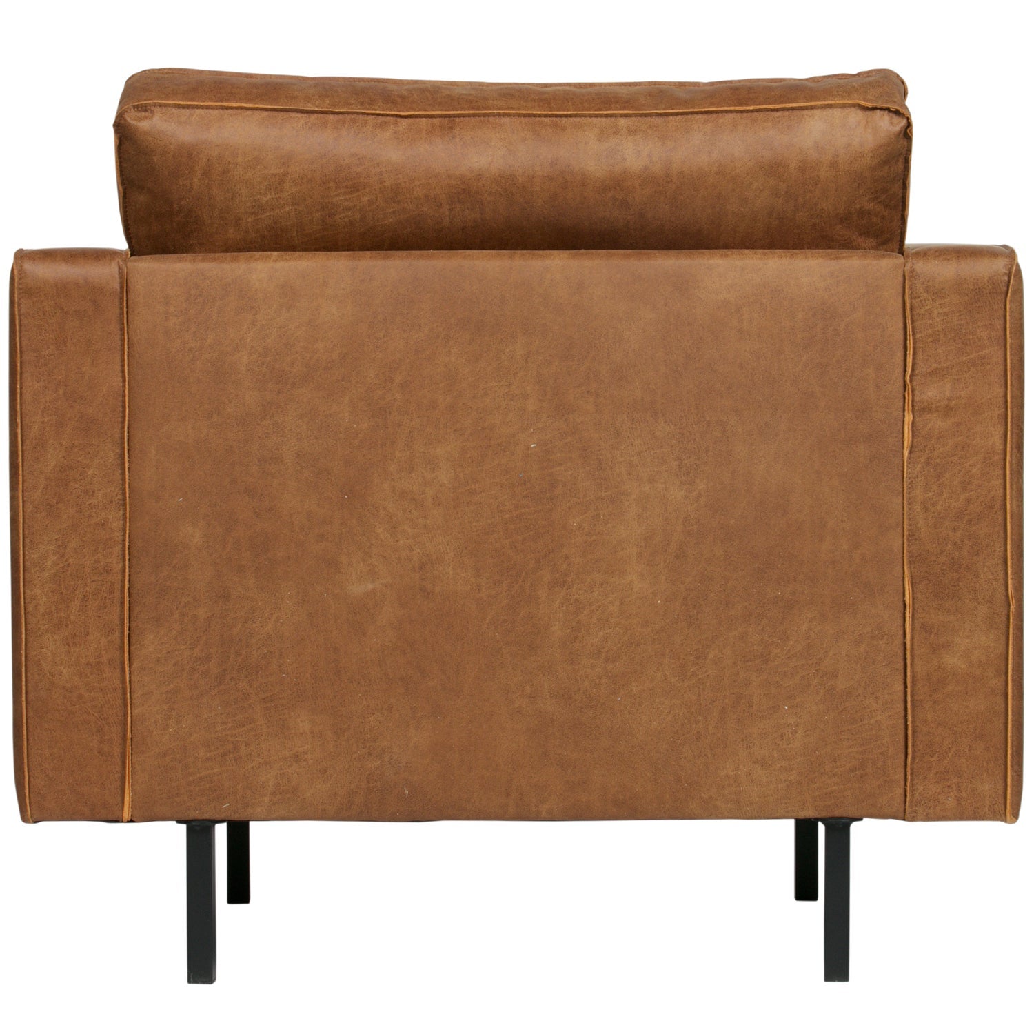 Woood Rodeo Classic Fauteuil Ecoleer Cognac - KwaliteitWonen.nl