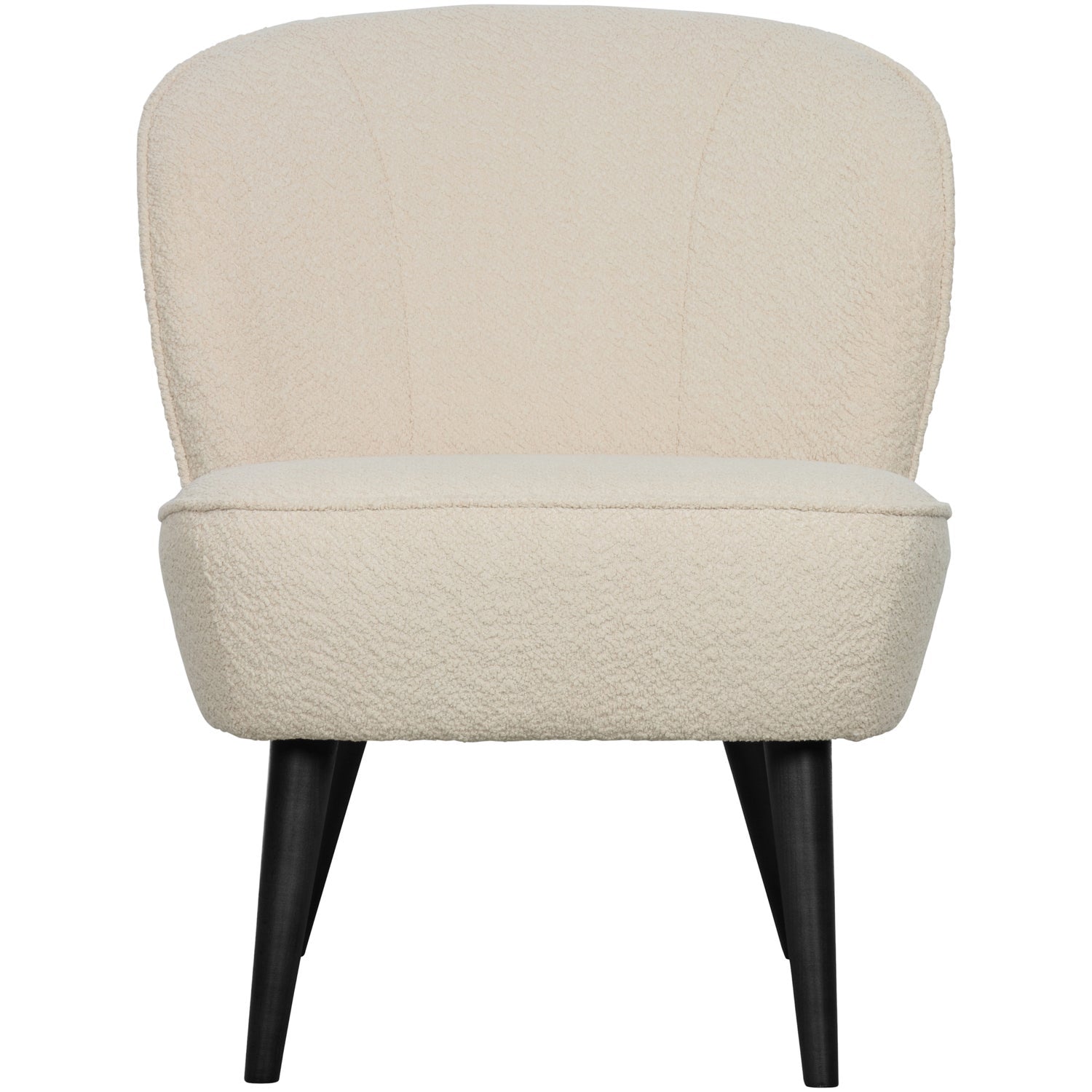 Woood Sara Fauteuil Boucle Creme - KwaliteitWonen.nl