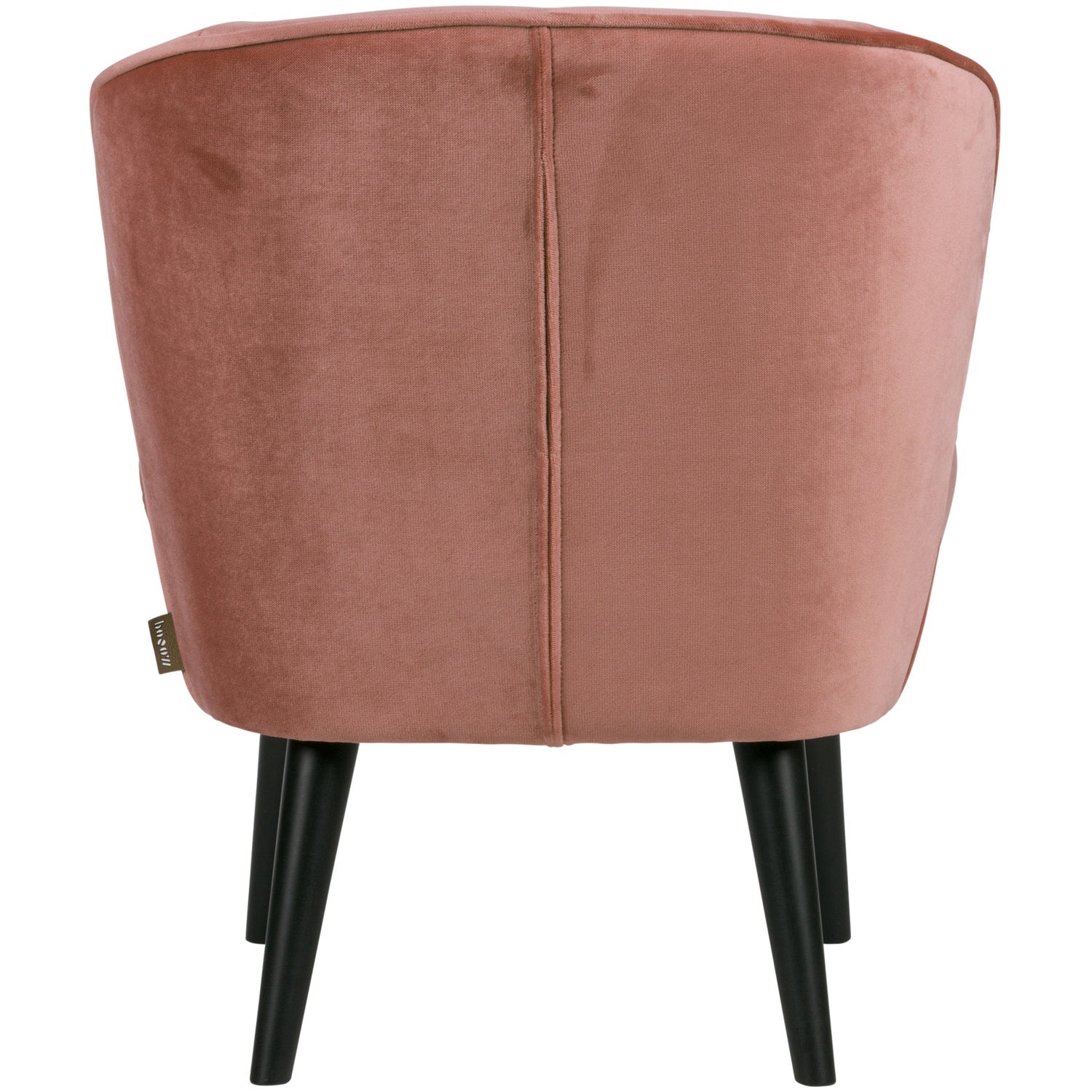 Woood Sara Fauteuil Velvet Oud Roze - KwaliteitWonen.nl