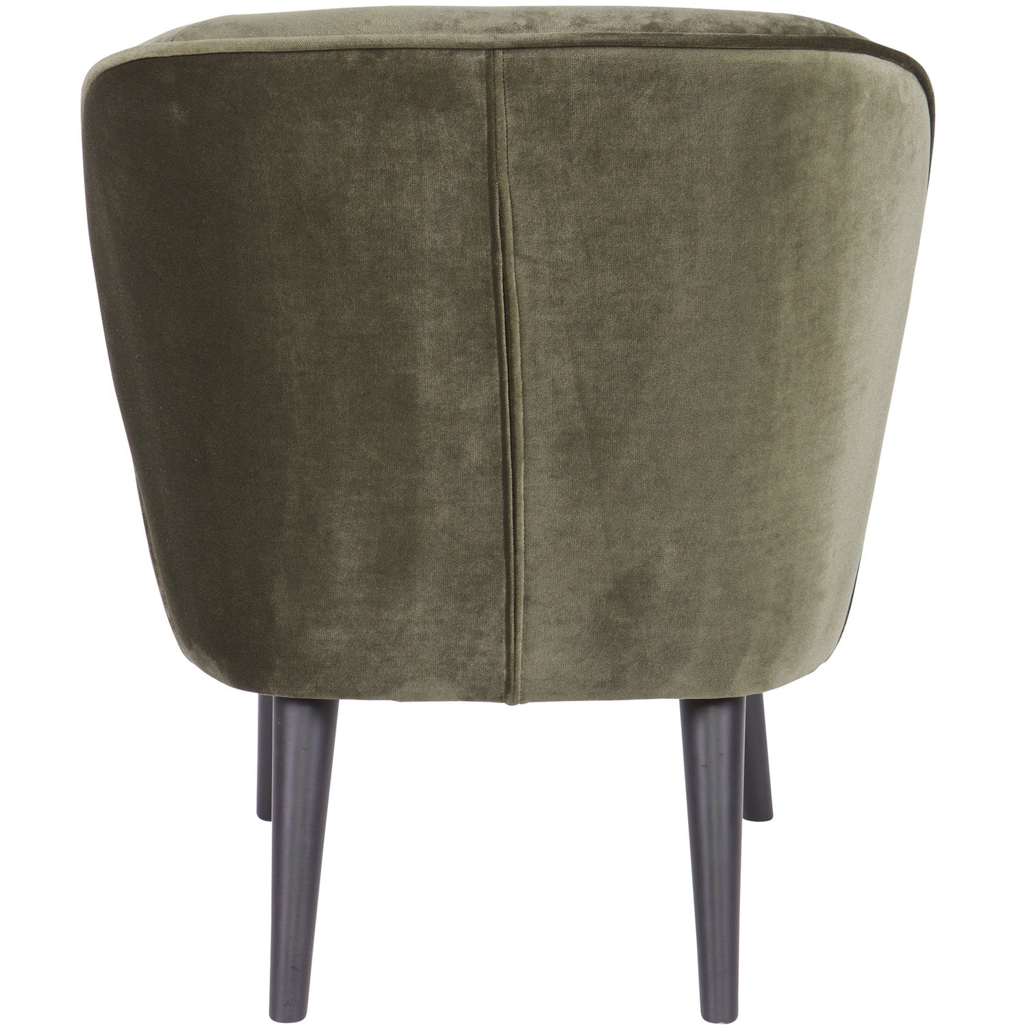 Woood Sara Fauteuil Velvet Warm Groen - KwaliteitWonen.nl
