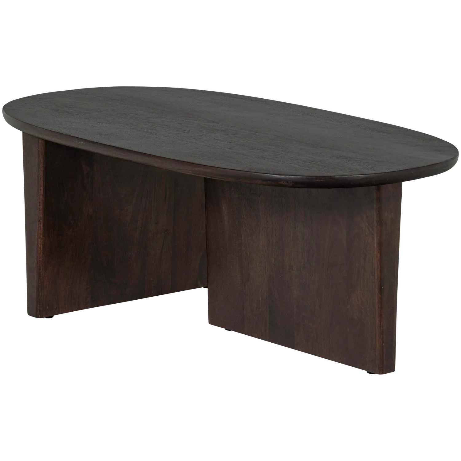 Woood Seam Salontafel Mangohout Donkerbruin - KwaliteitWonen.nl