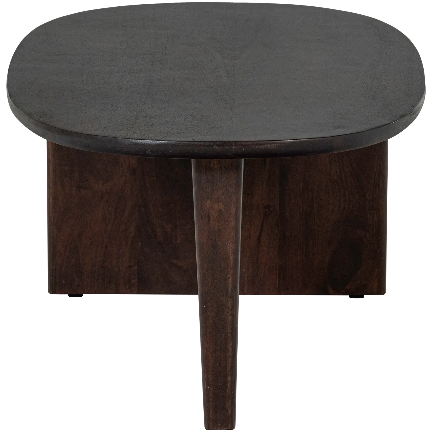 Woood Seam Salontafel Mangohout Donkerbruin - KwaliteitWonen.nl