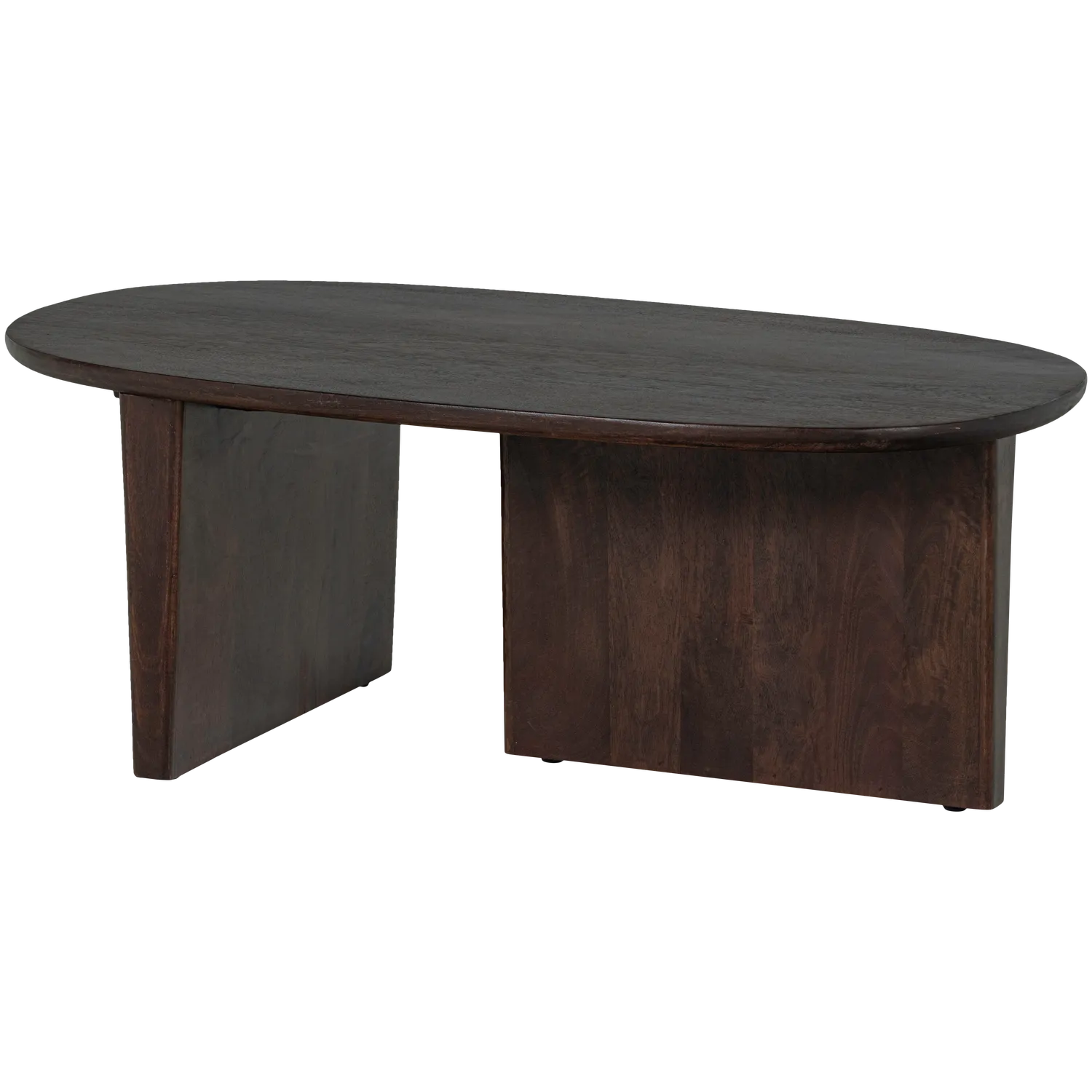 Woood Seam Salontafel Mangohout Donkerbruin - KwaliteitWonen.nl