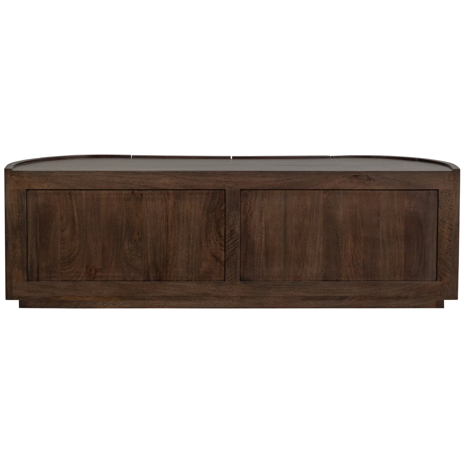 Woood Sense Dressoir 4 Deurs Mangohout Walnoot - KwaliteitWonen.nl