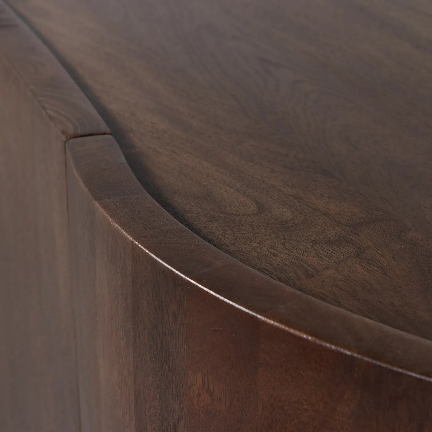Woood Sense Dressoir 4 Deurs Mangohout Walnoot - KwaliteitWonen.nl
